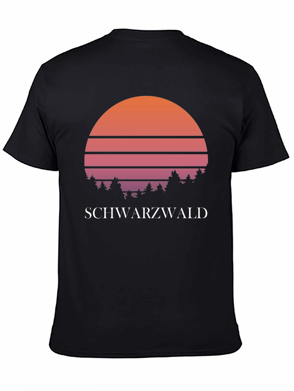 Black Forest Schwarzwald Sunset T-Shirt