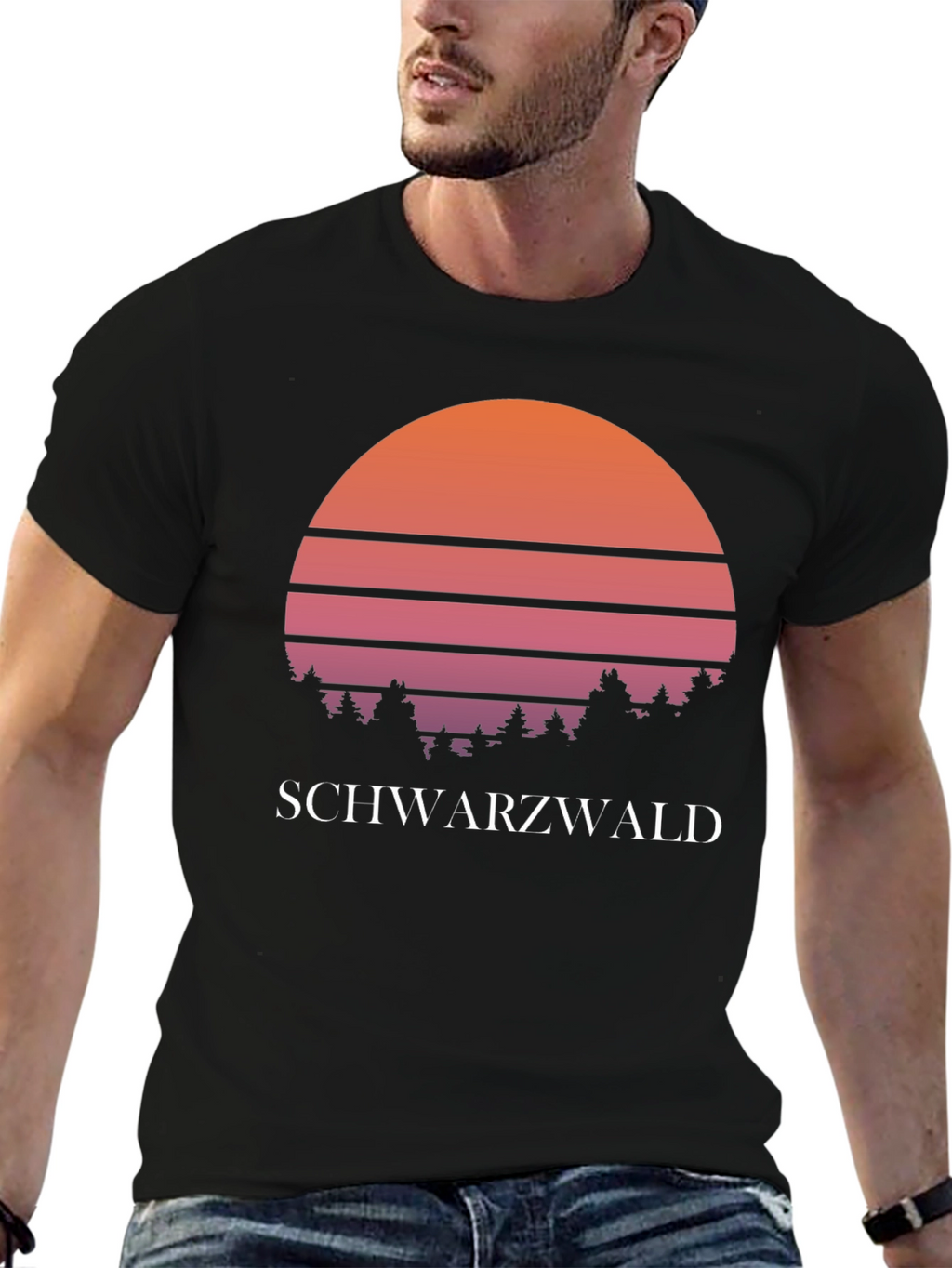Black Forest Schwarzwald Sunset T-Shirt