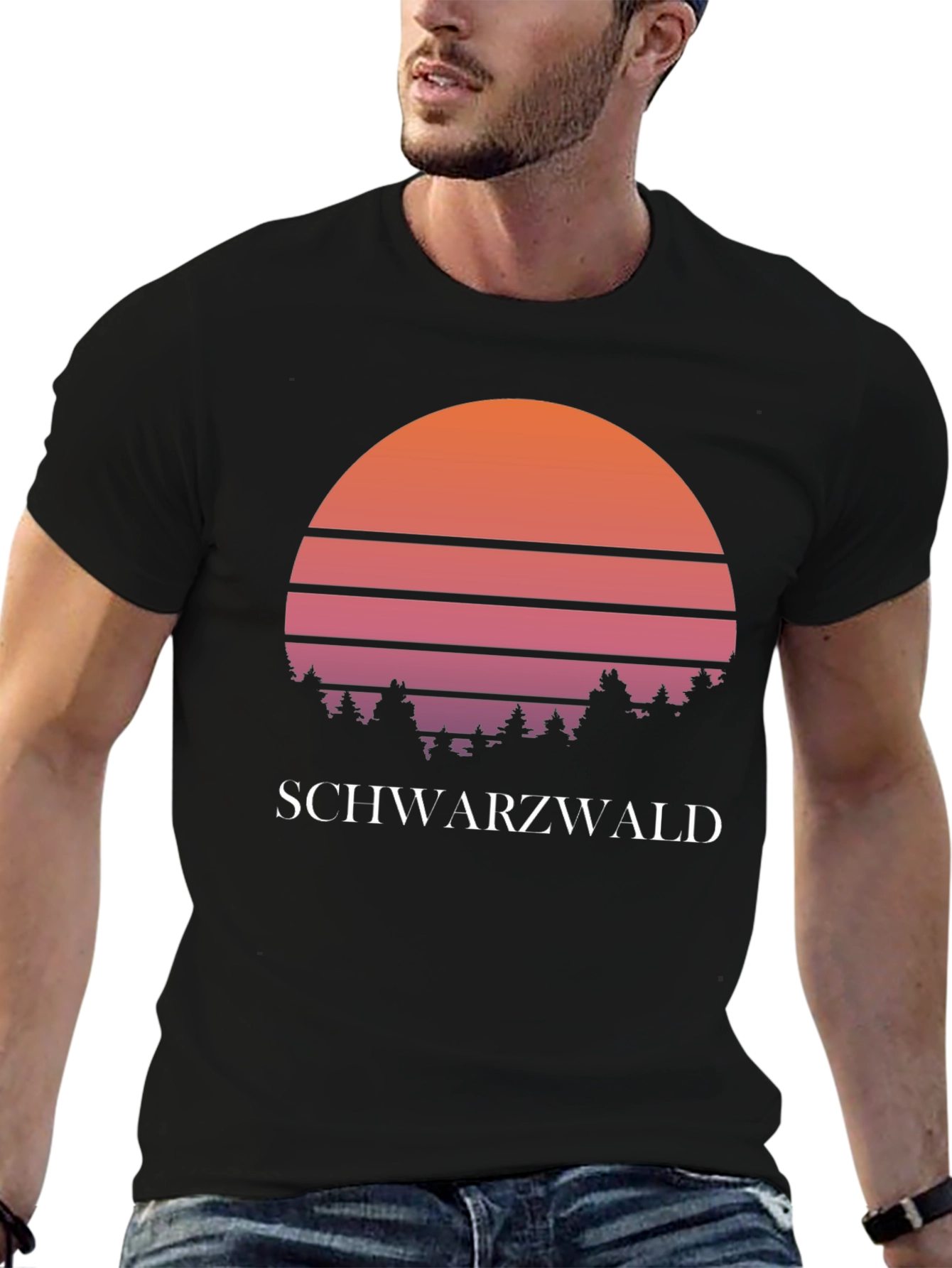Black Forest Schwarzwald Sunset T-Shirt
