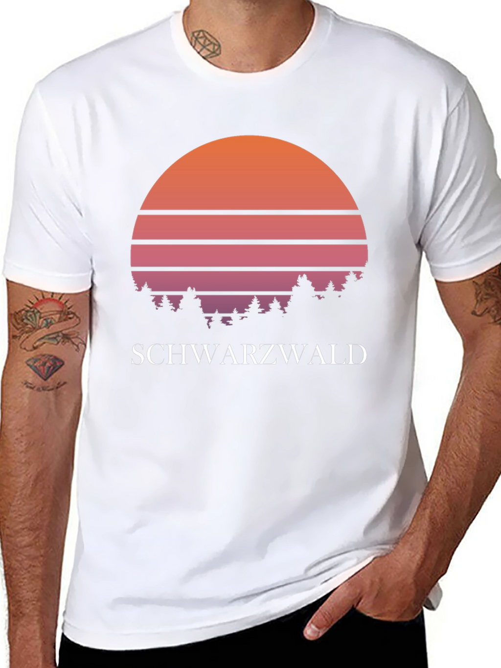 Black Forest Schwarzwald Sunset T-Shirt