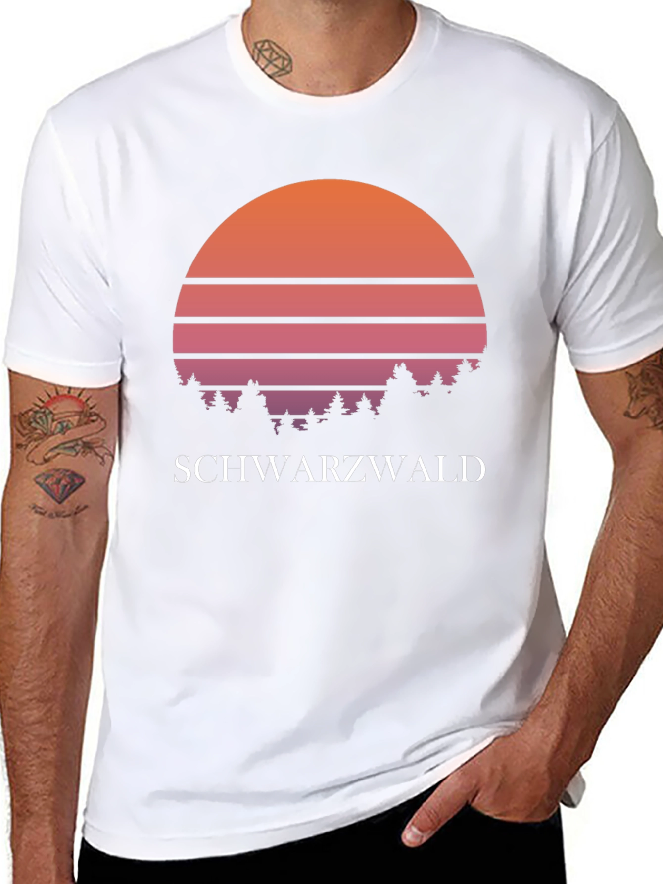 Black Forest Schwarzwald Sunset T-Shirt