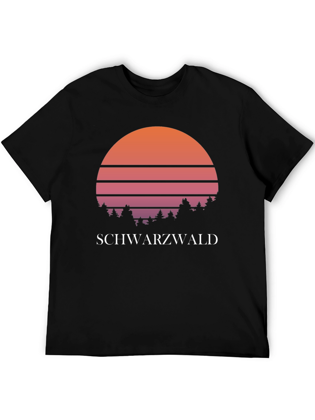 Black Forest Schwarzwald Sunset T-Shirt