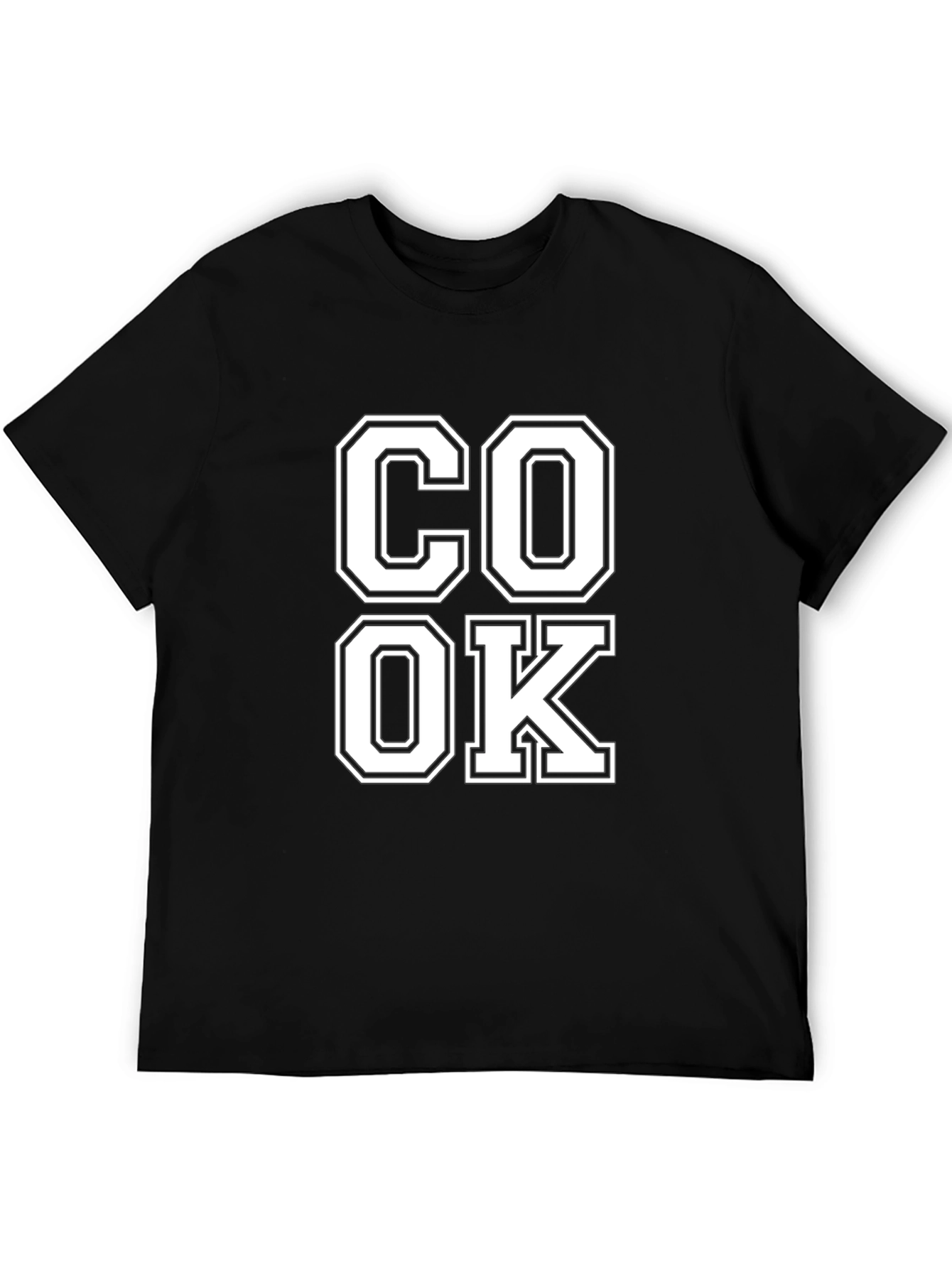 Cook OK Graphic Tee - Unisex Black T-Shirt