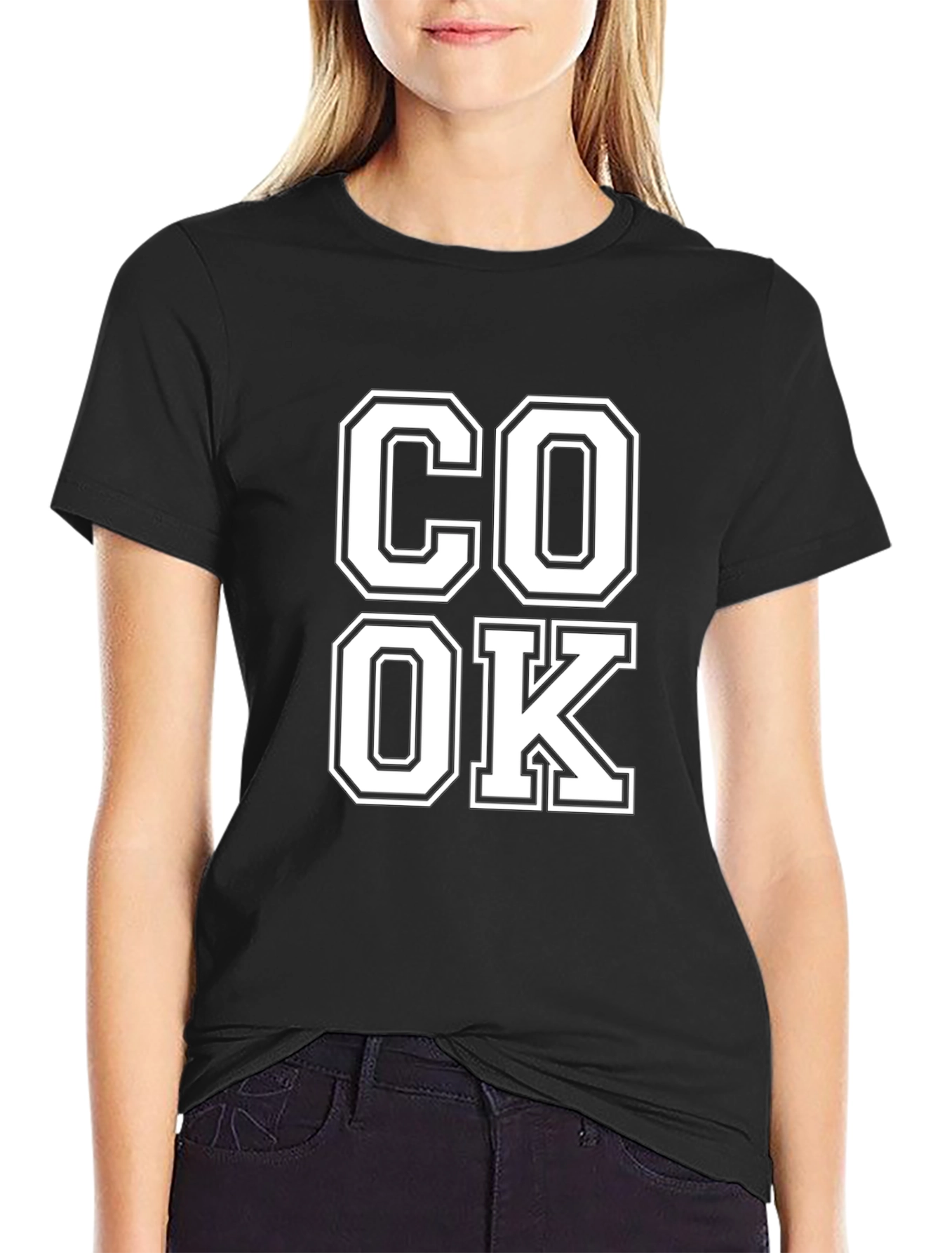 Cook OK Graphic Tee - Unisex Black T-Shirt