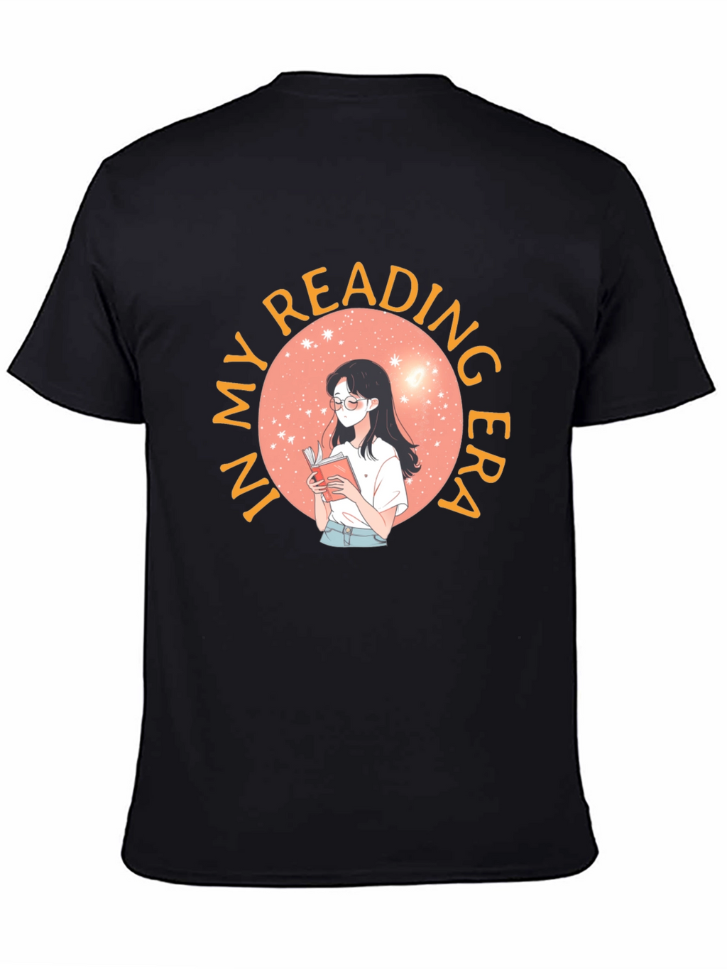 Reading Era Graphic Tee - Unisex Black T-Shirt