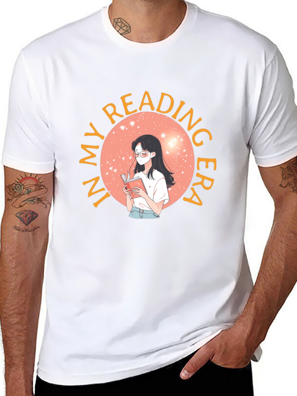 Reading Era Graphic Tee - Unisex Black T-Shirt