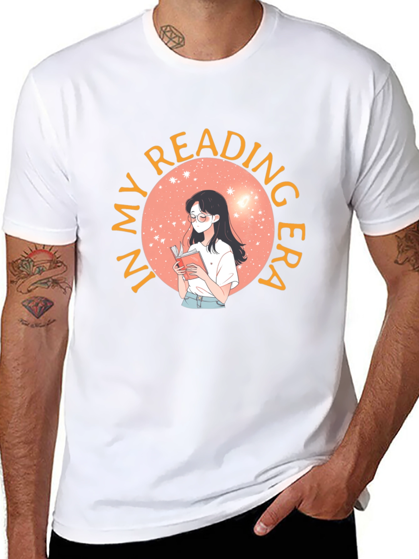Reading Era Graphic Tee - Unisex Black T-Shirt