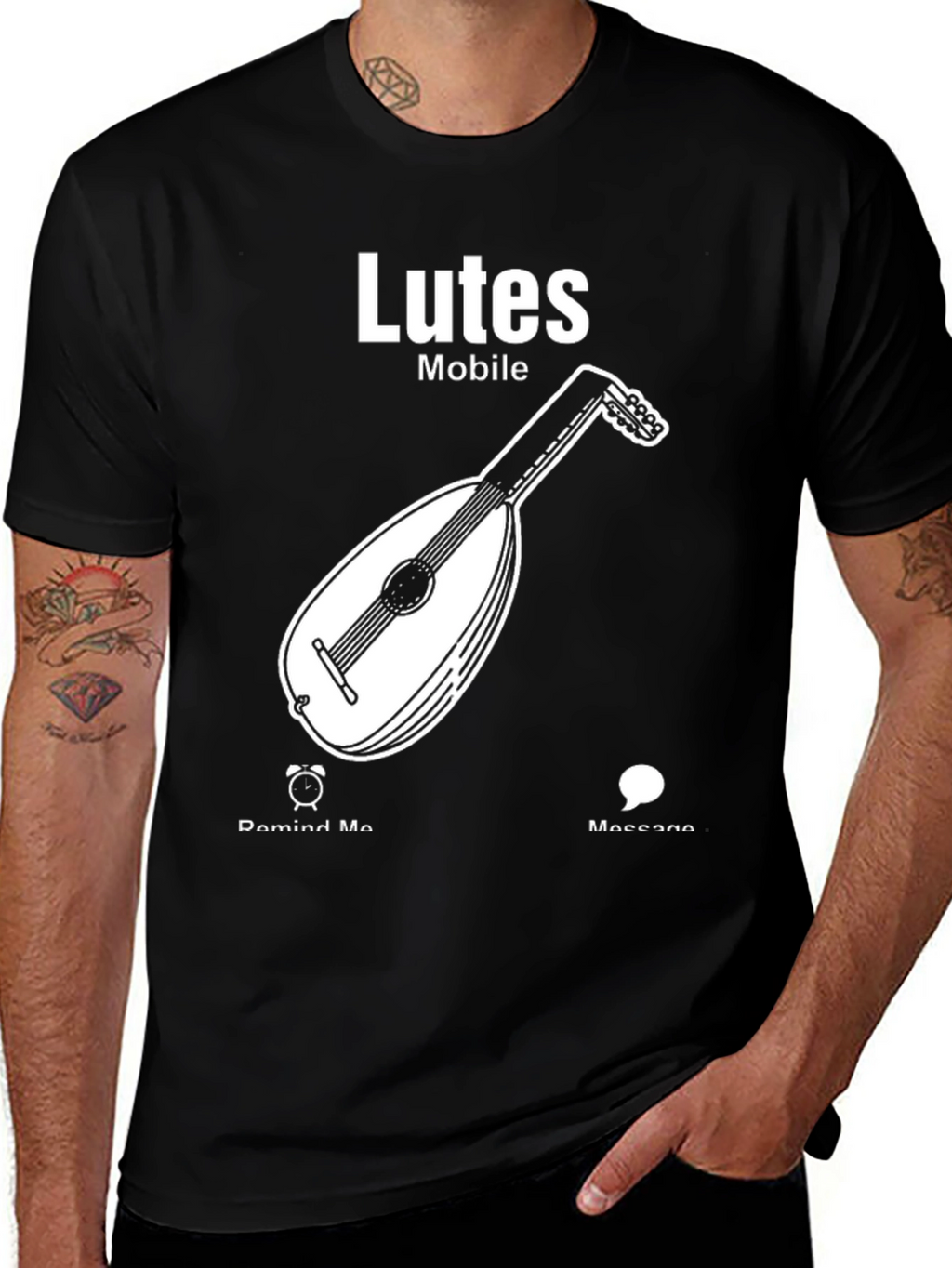 Lutes Mobile T-Shirt - Musician Humor Tee