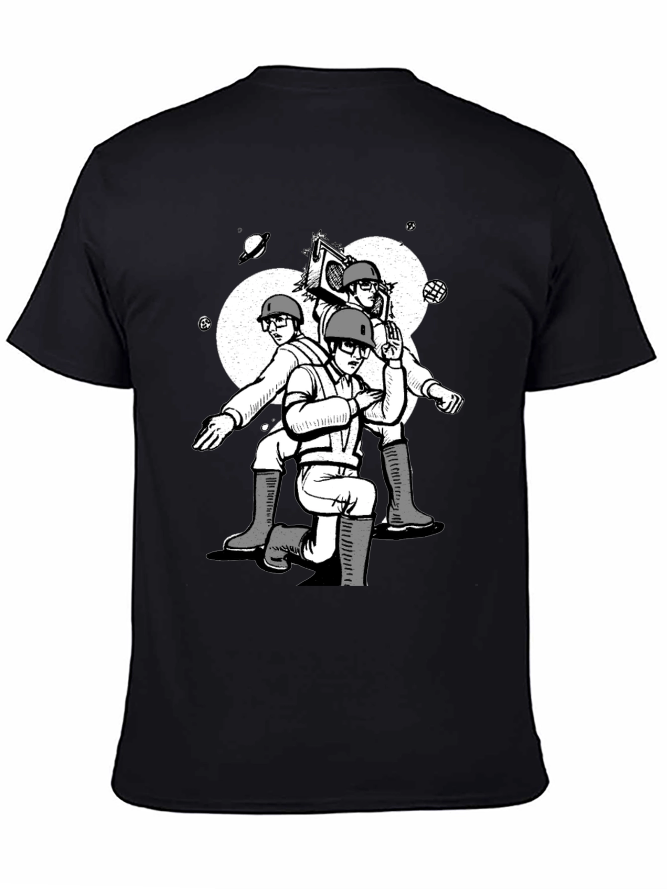 Retro Space Cadet Graphic T-Shirt