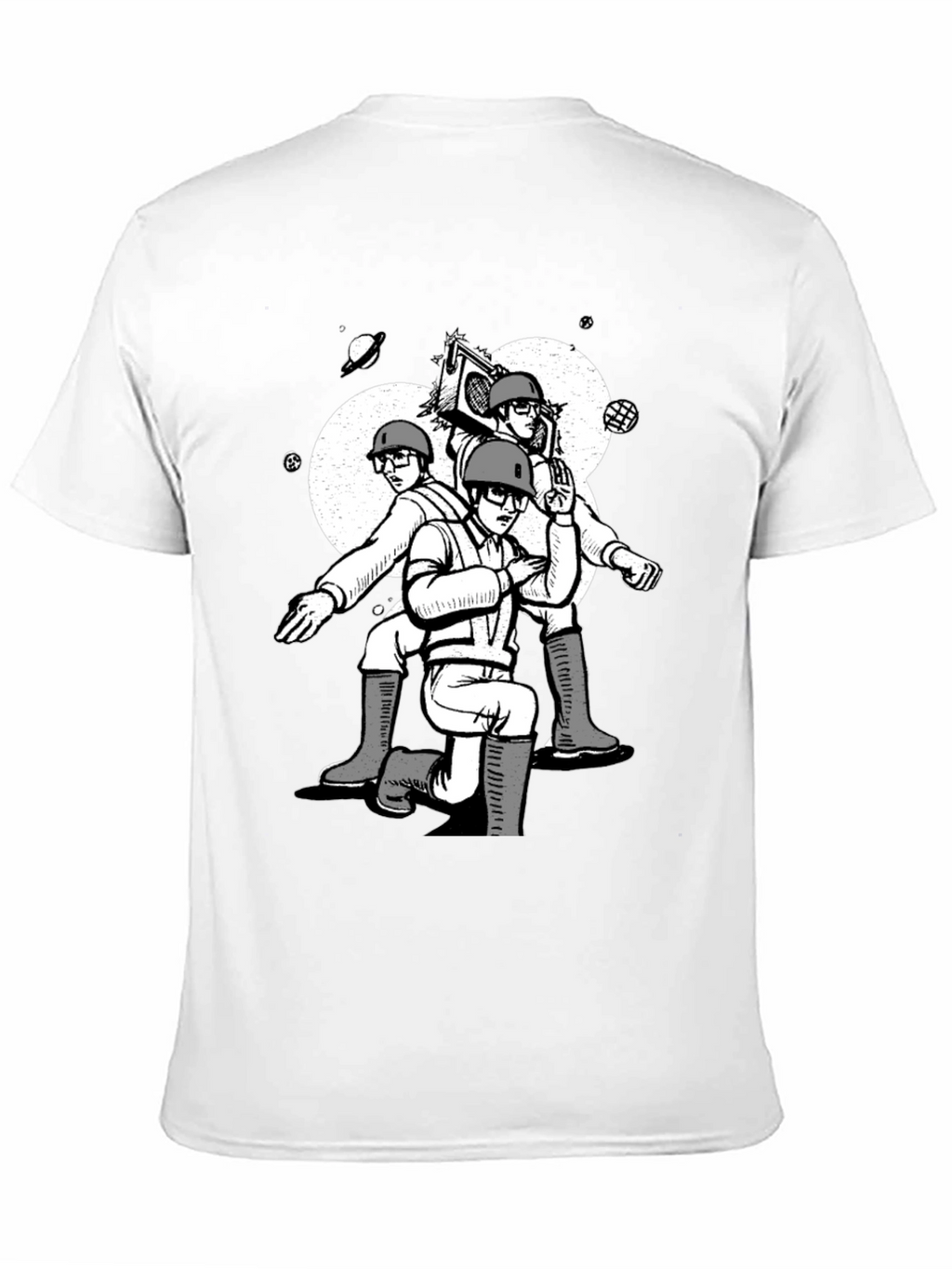Retro Space Cadet Graphic T-Shirt
