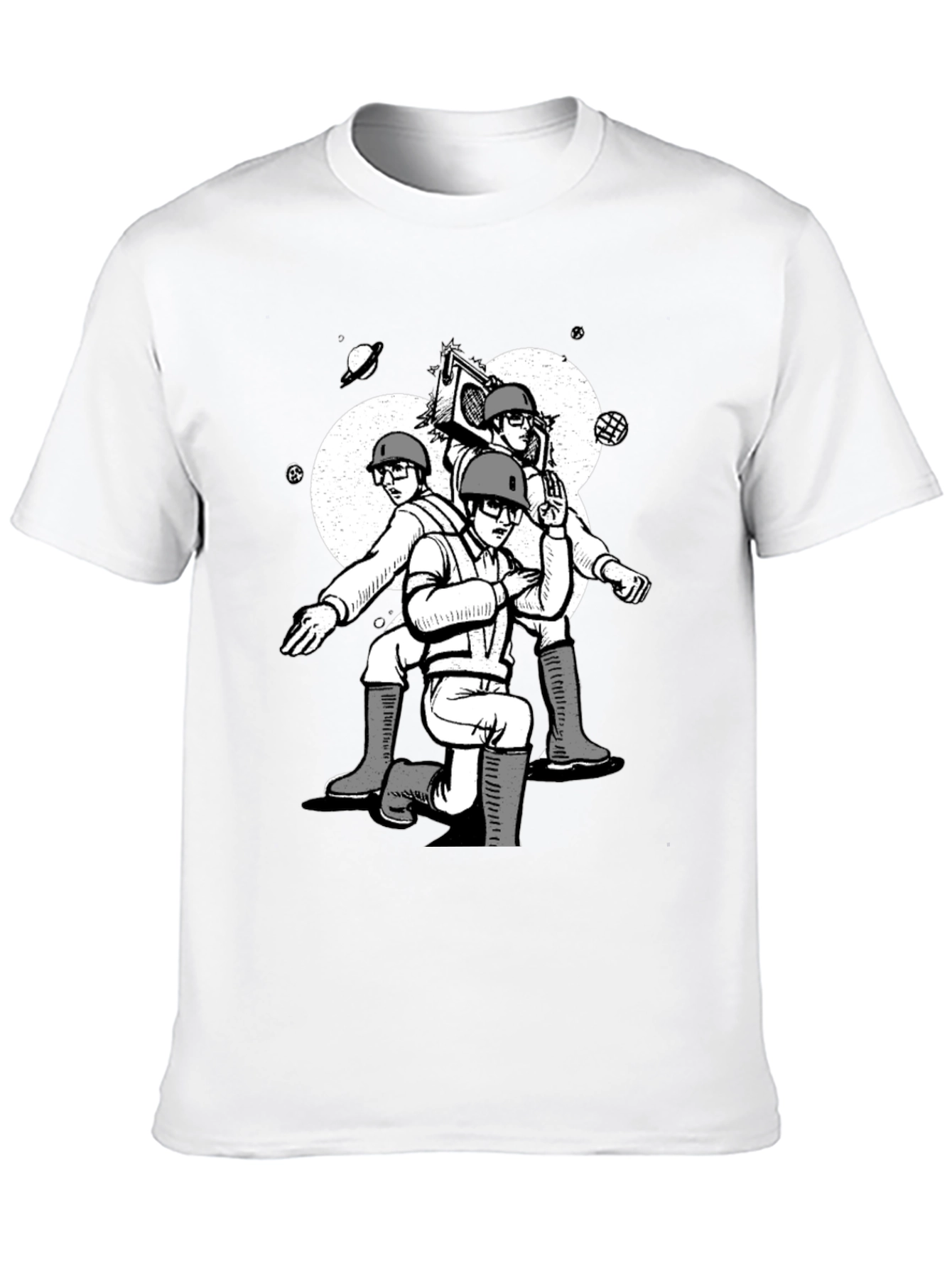 Retro Space Cadet Graphic T-Shirt