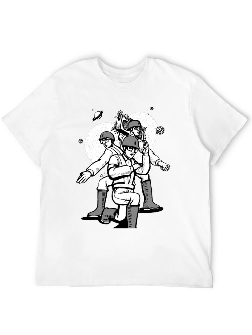 Retro Space Cadet Graphic T-Shirt