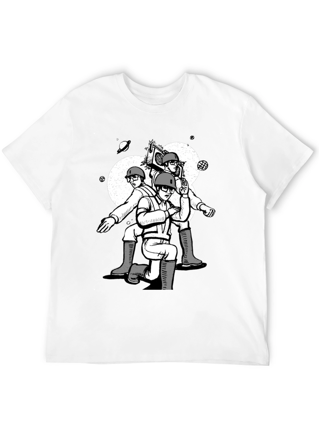 Retro Space Cadet Graphic T-Shirt