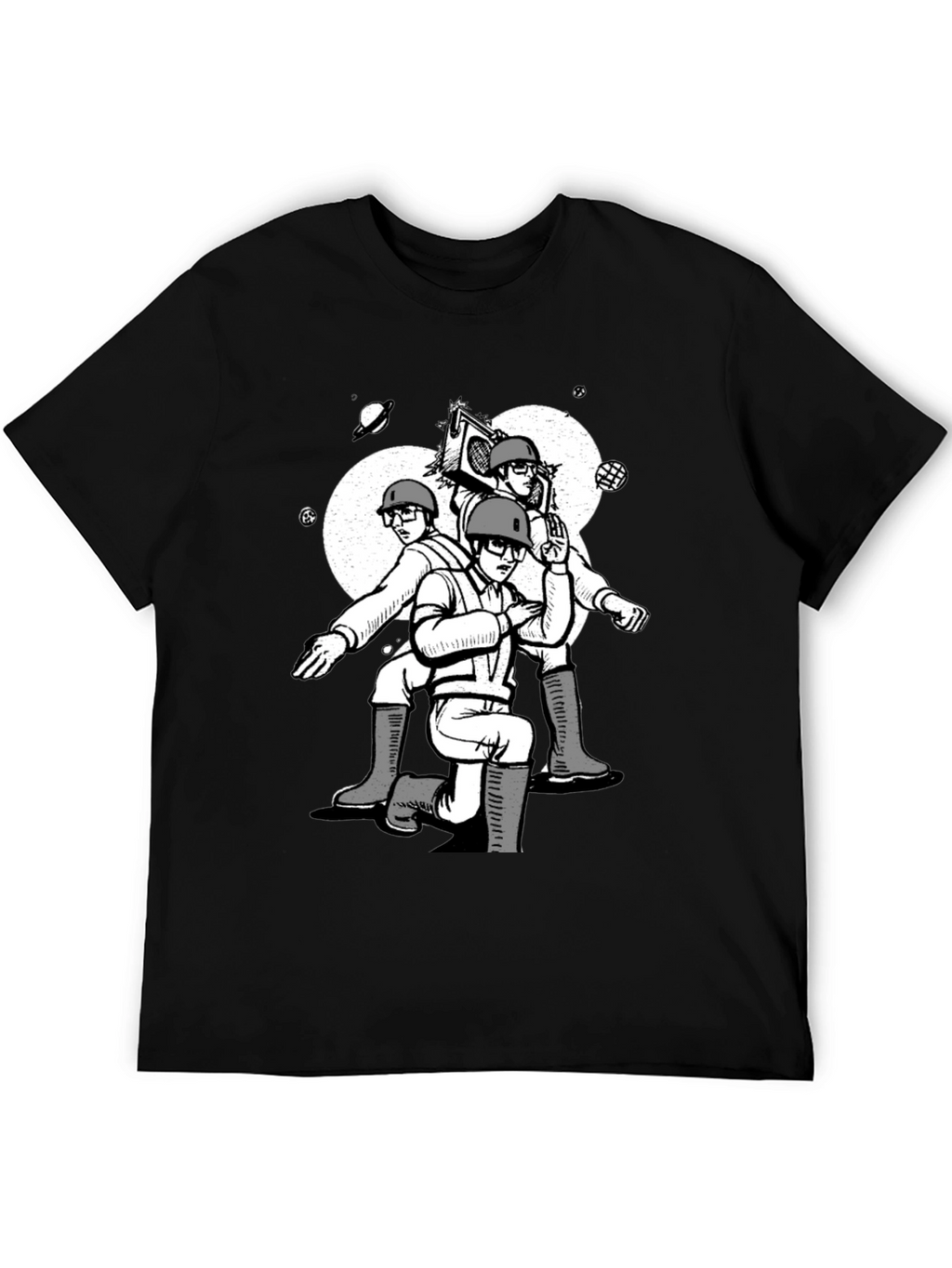 Retro Space Cadet Graphic T-Shirt