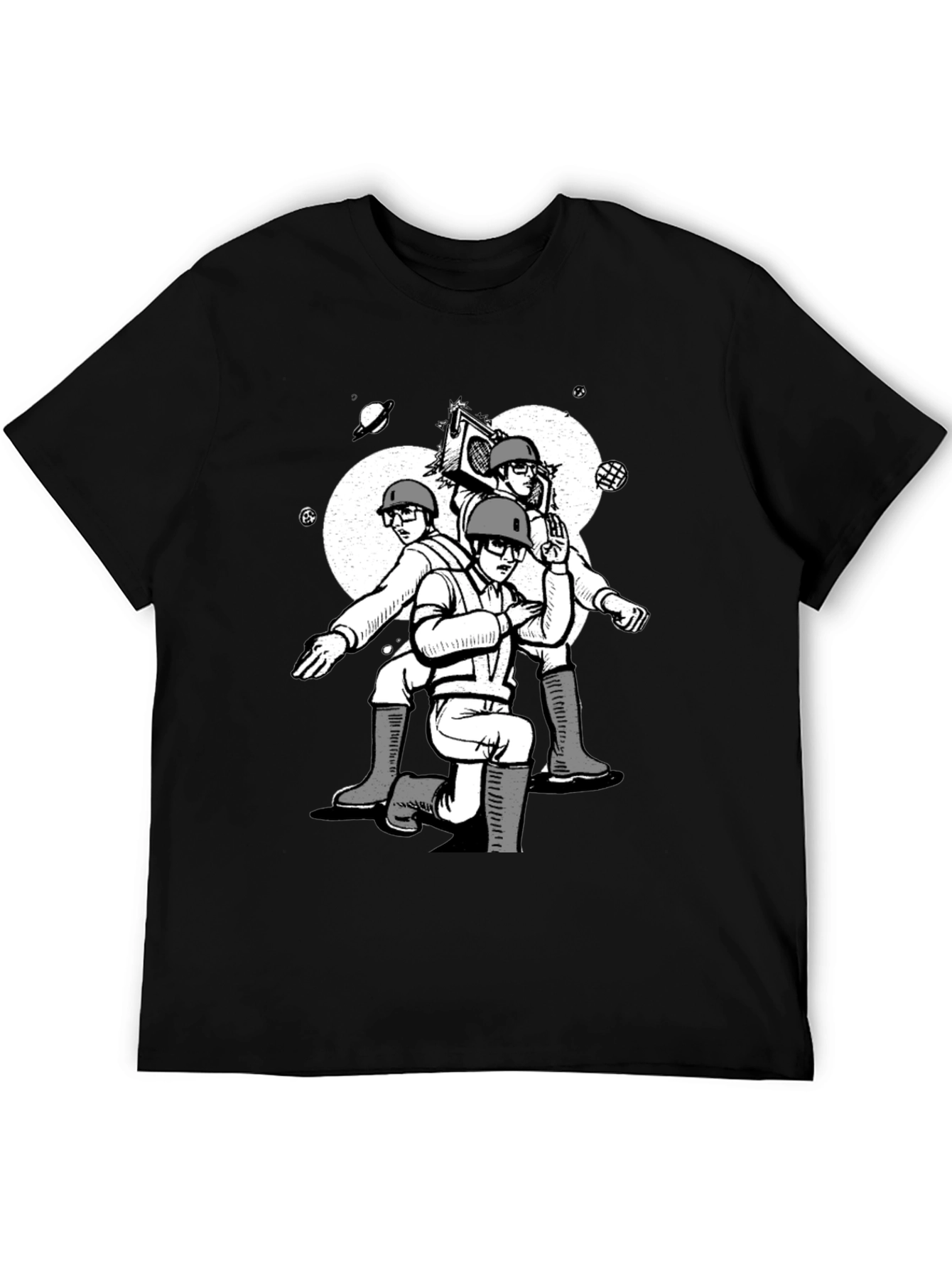 Retro Space Cadet Graphic T-Shirt