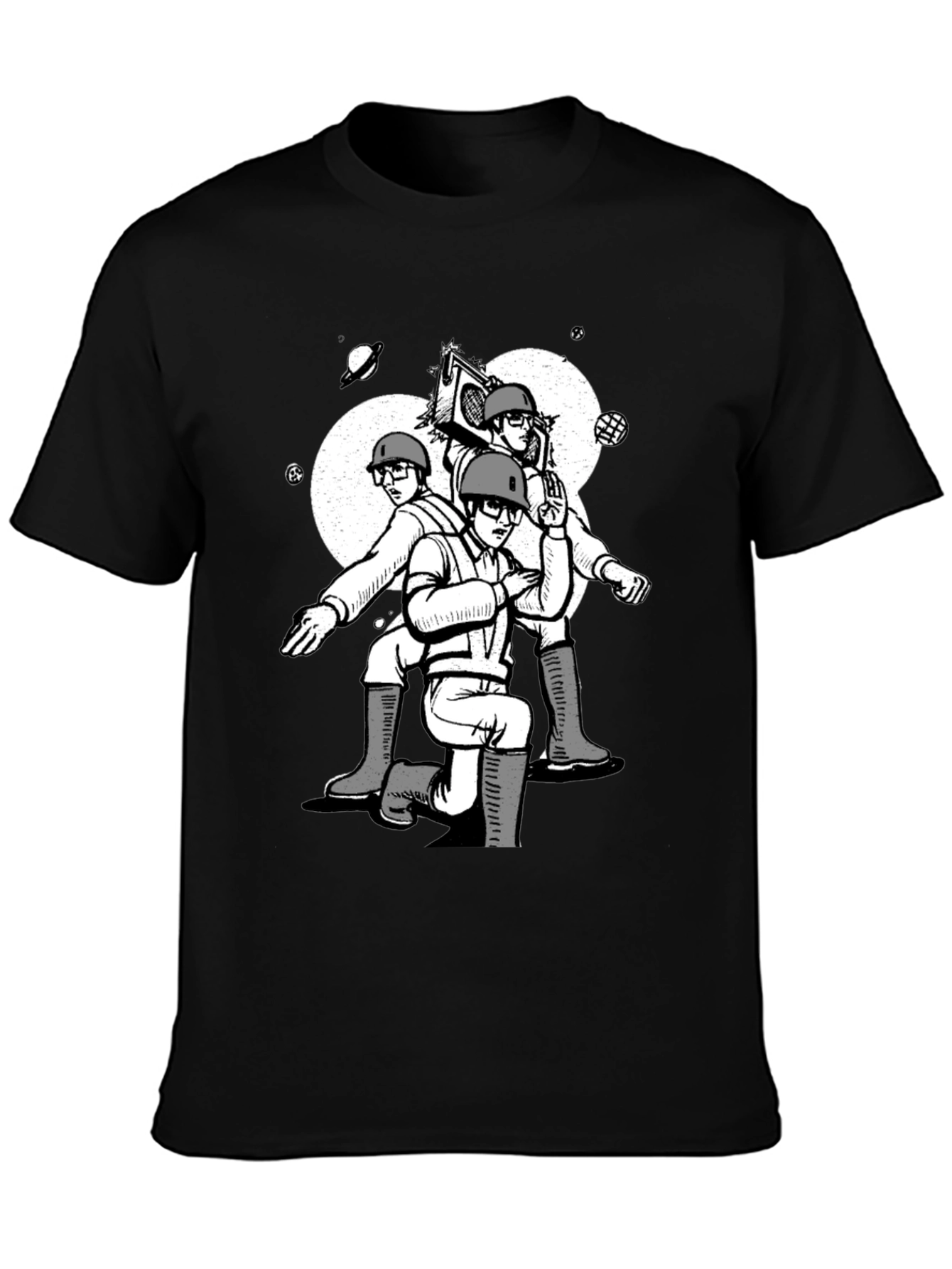 Retro Space Cadet Graphic T-Shirt