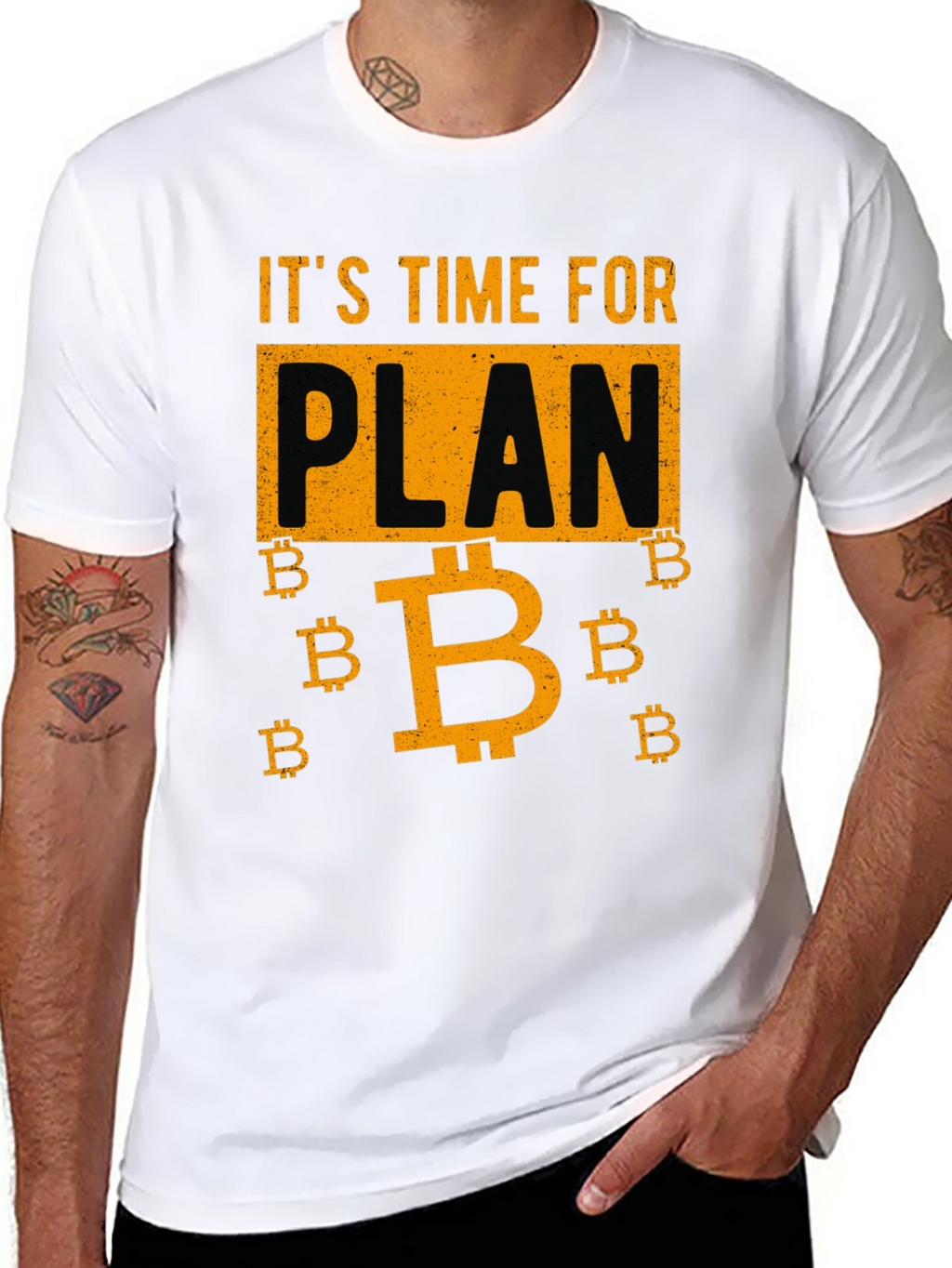 Its Time for Plan B Bitcoin Graphic Tee