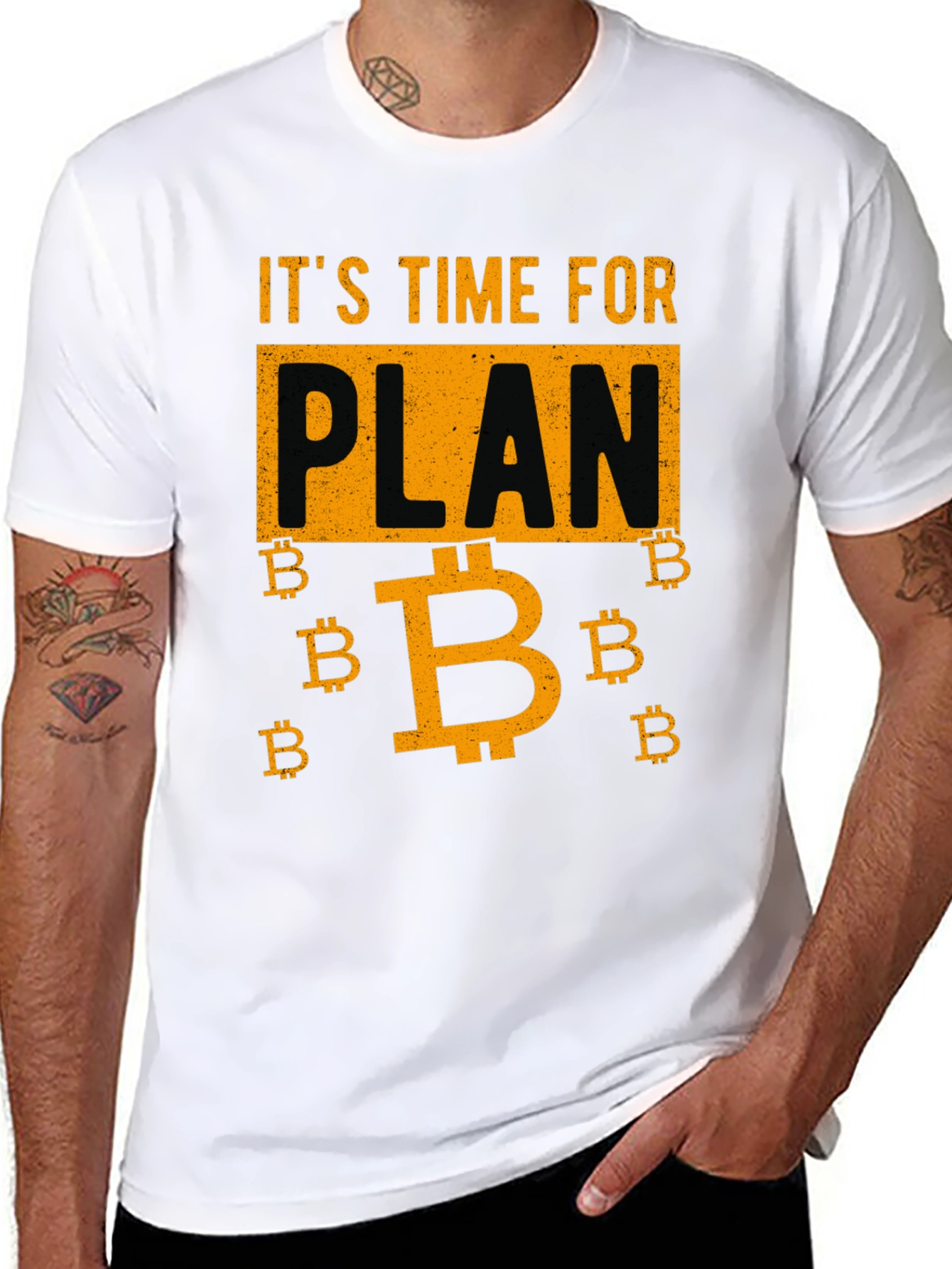 Its Time for Plan B Bitcoin Graphic Tee