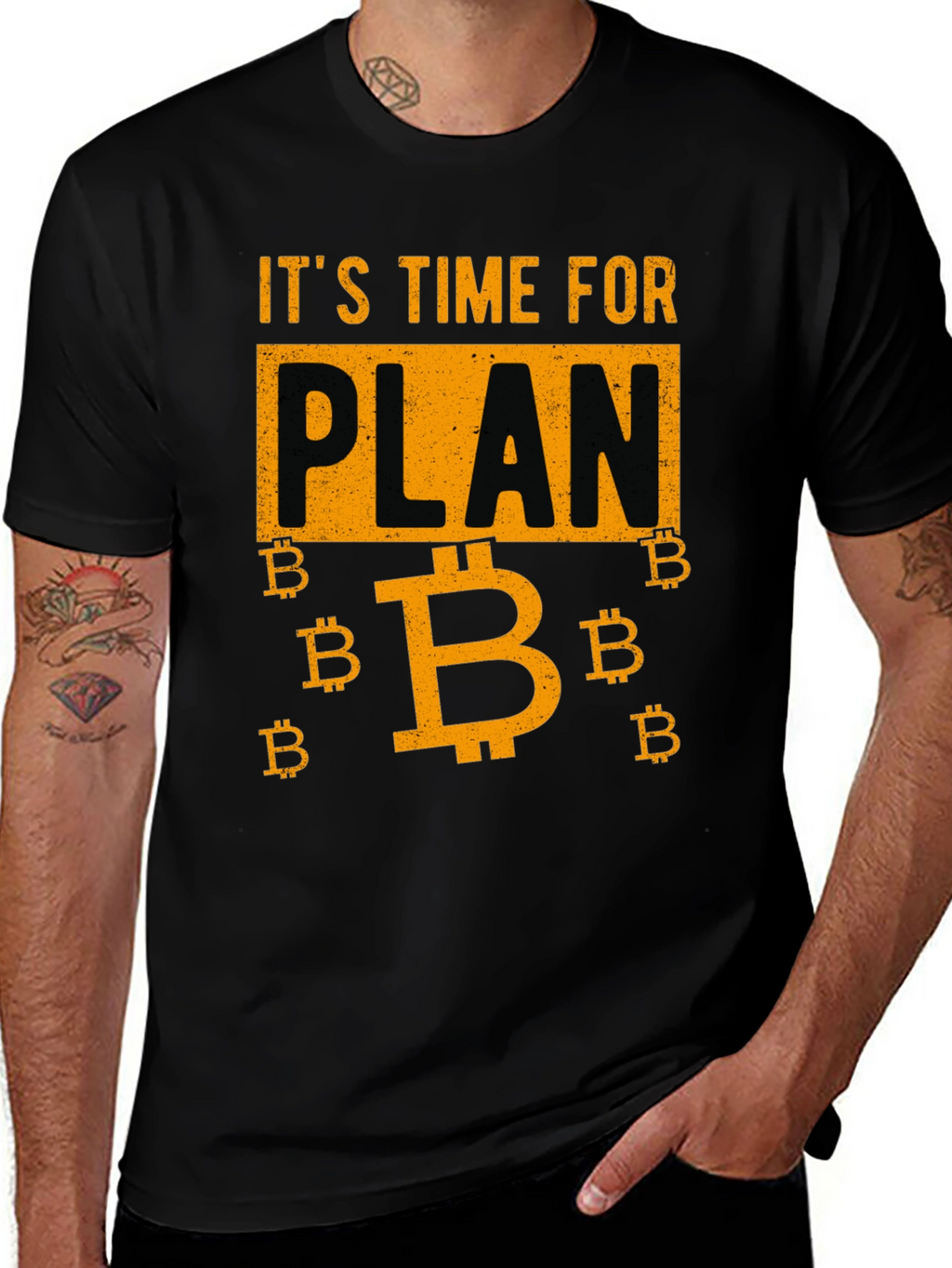 Its Time for Plan B Bitcoin Graphic Tee