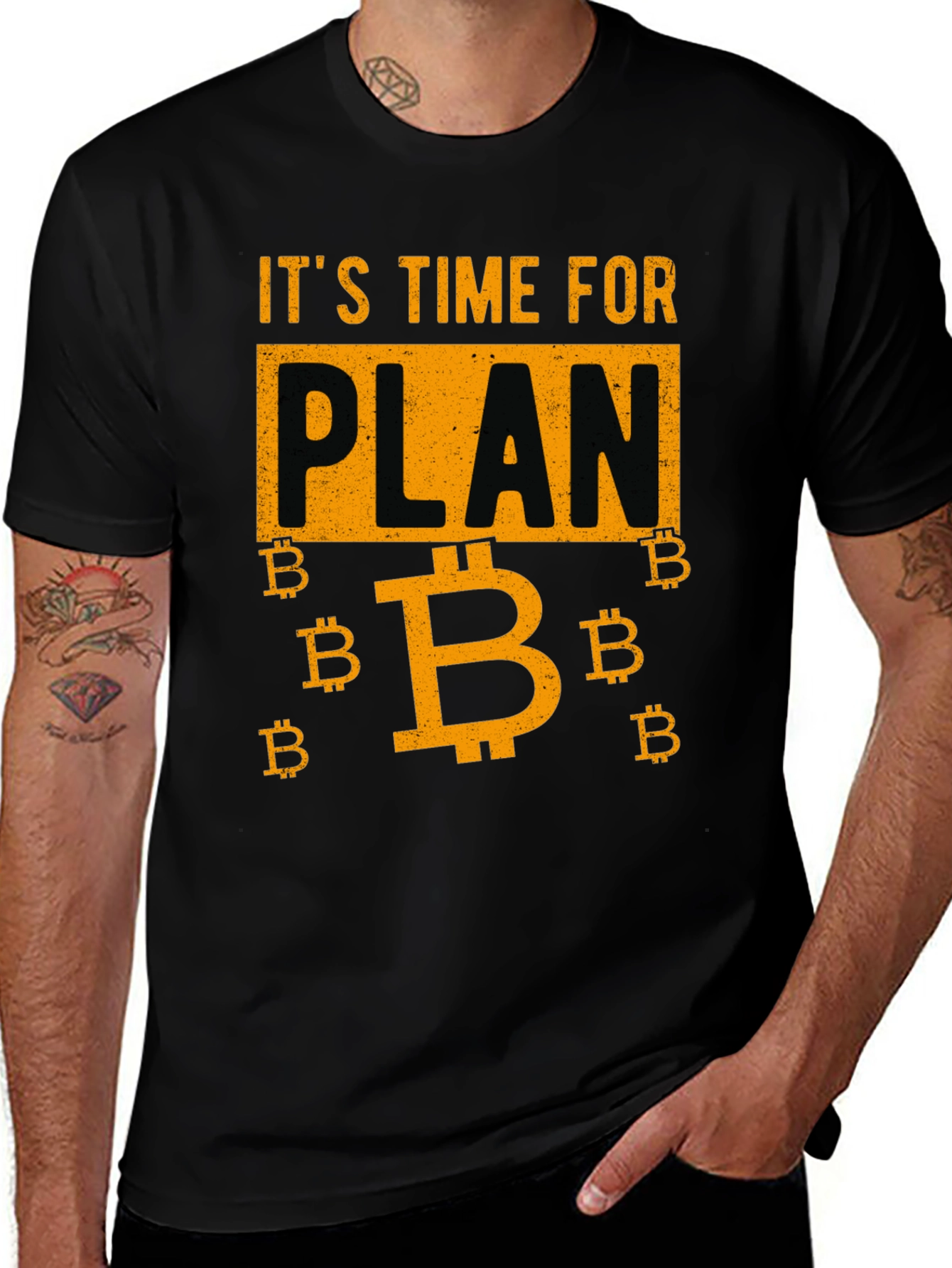 Its Time for Plan B Bitcoin Graphic Tee
