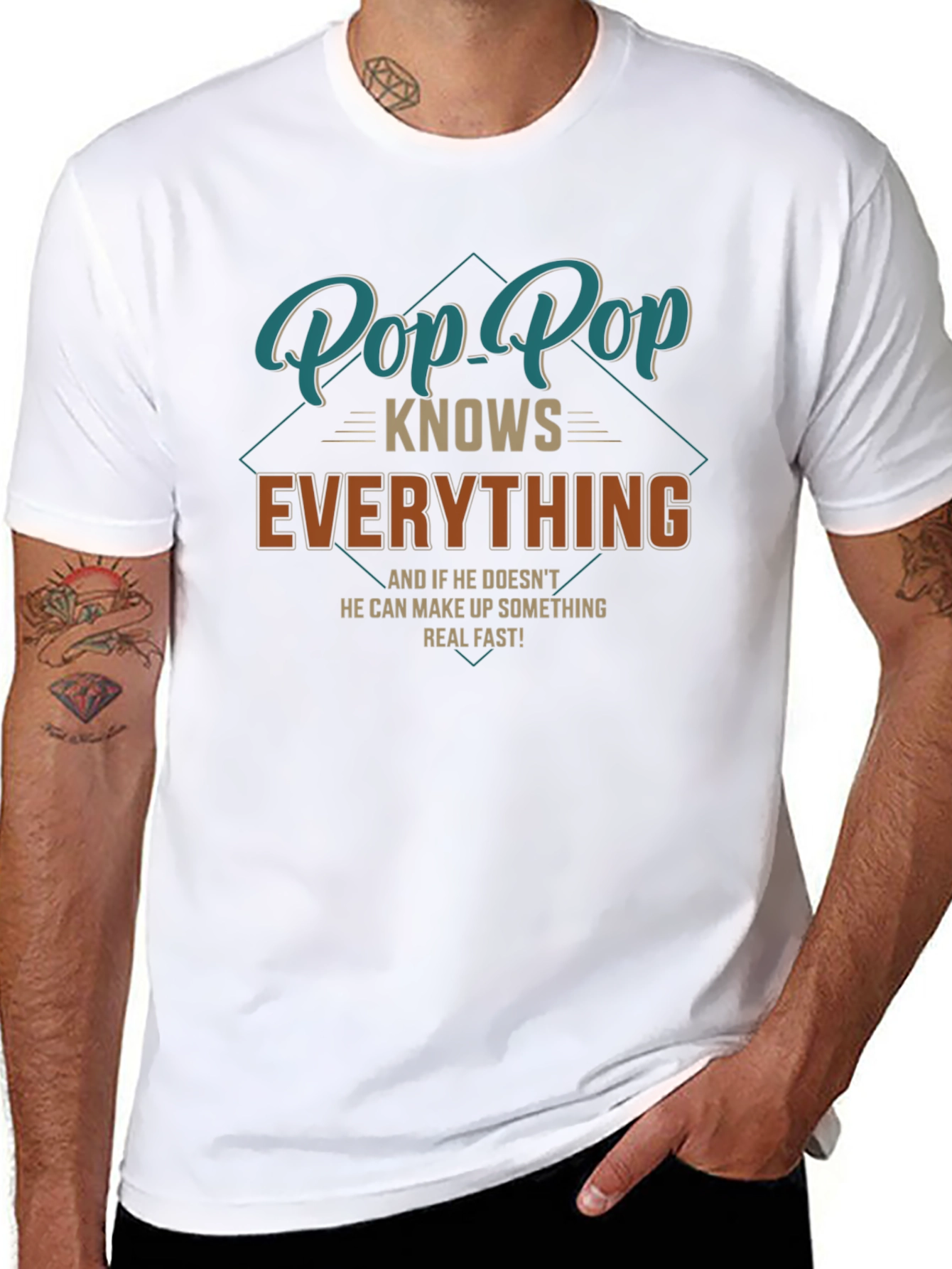 Pop-Pop Knows Everything T-Shirt