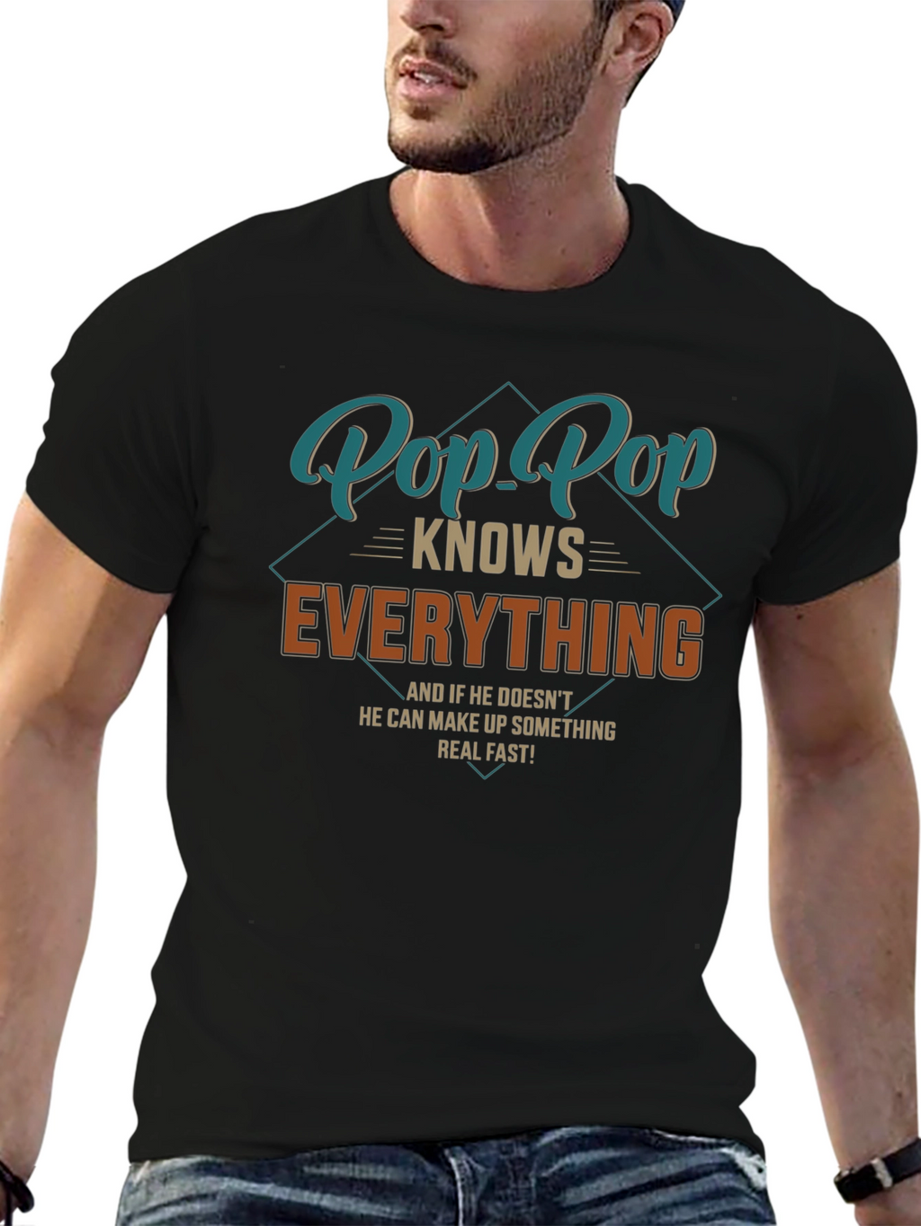 Pop-Pop Knows Everything T-Shirt