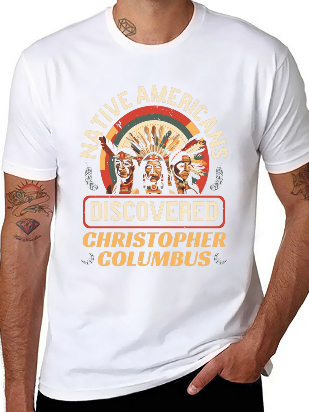 Native Americans Discovered Columbus T-Shirt