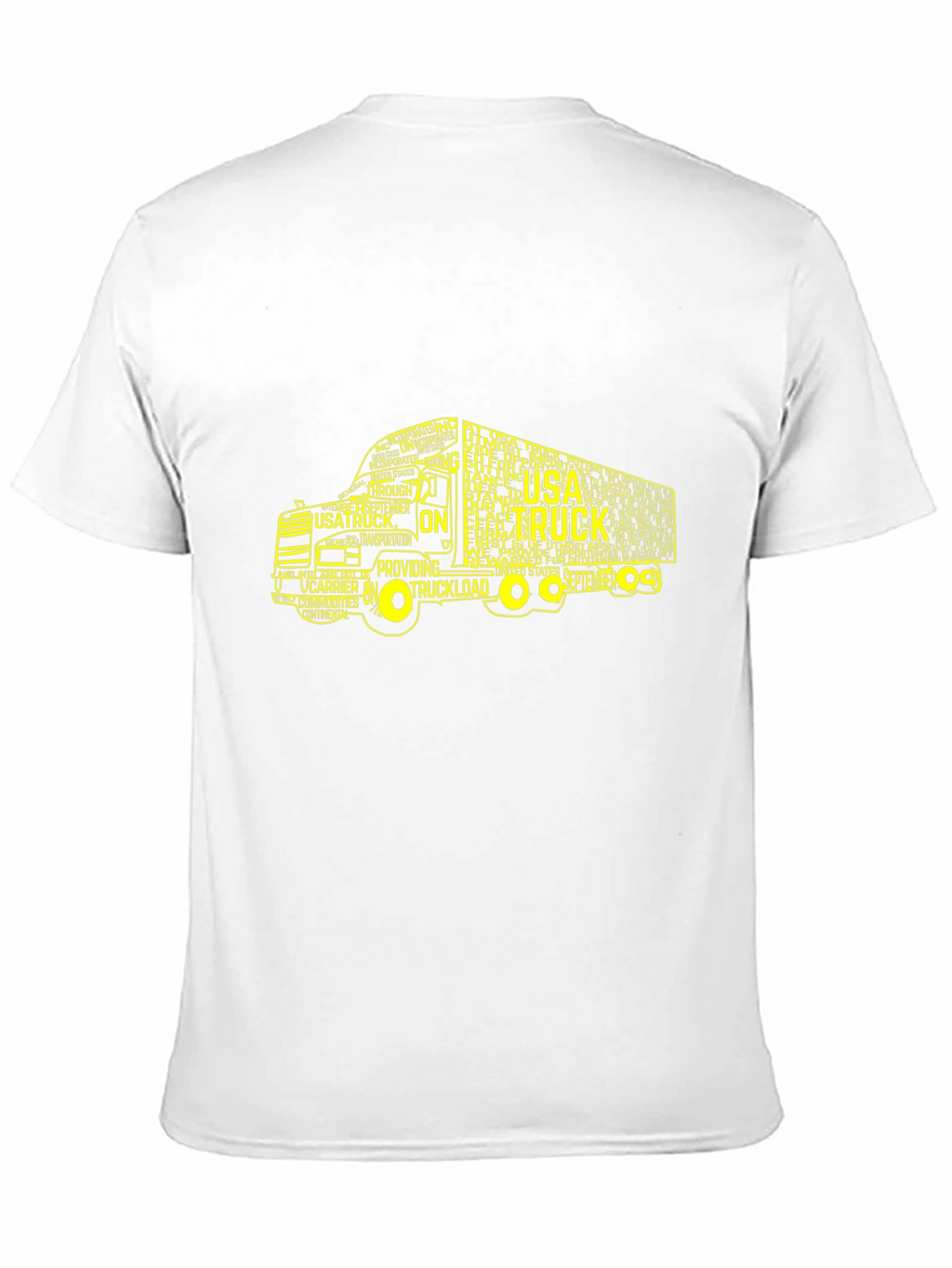 USA Truck Word Art Graphic T-Shirt
