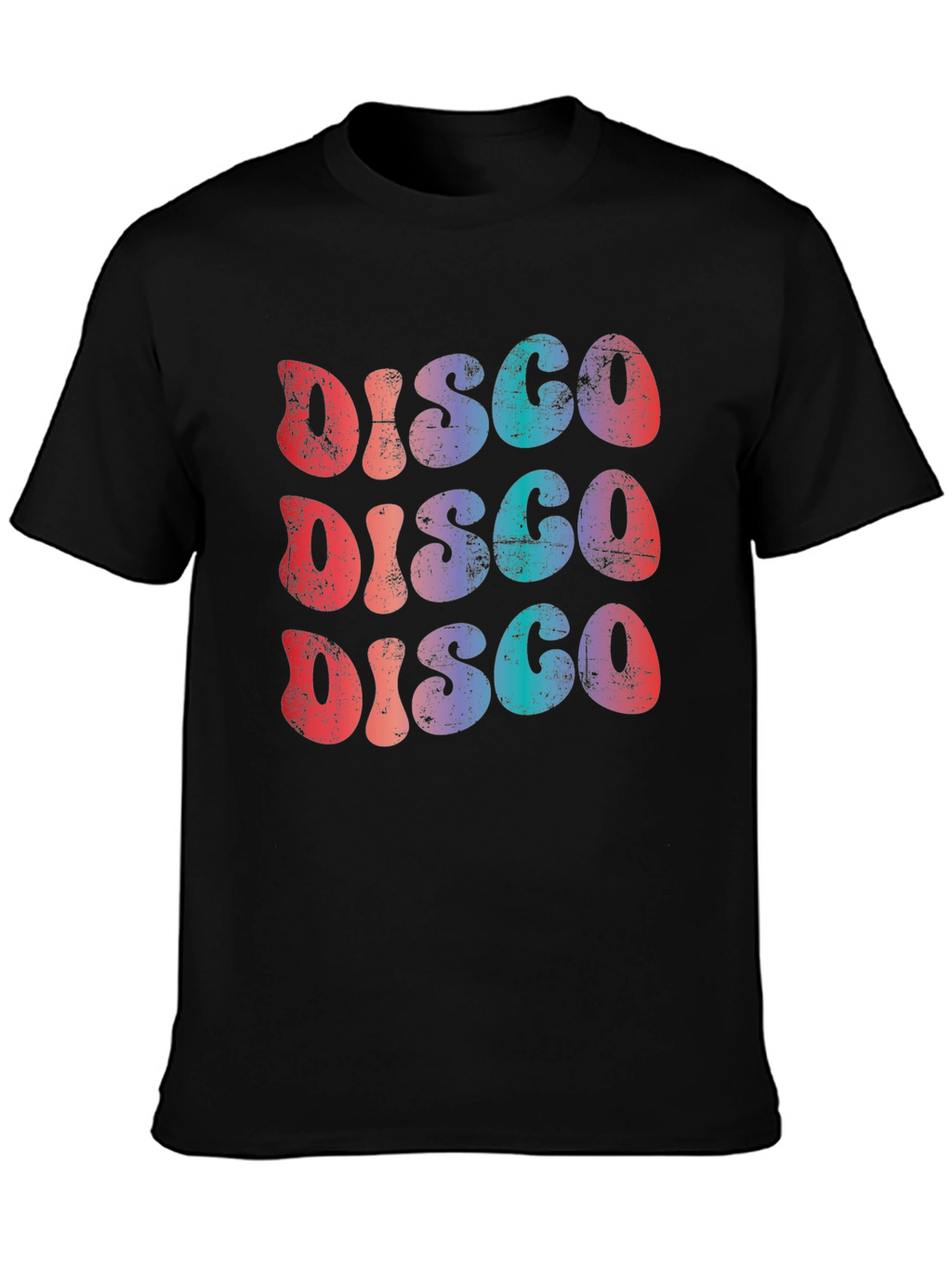 Retro Disco Graphic Tee - 70s Style