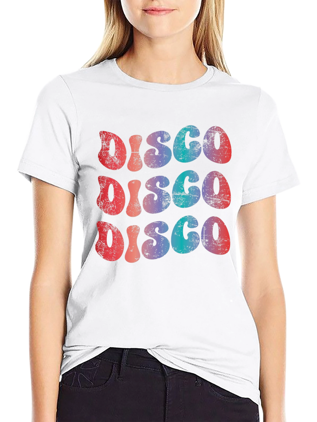 Retro Disco Graphic Tee - 70s Style