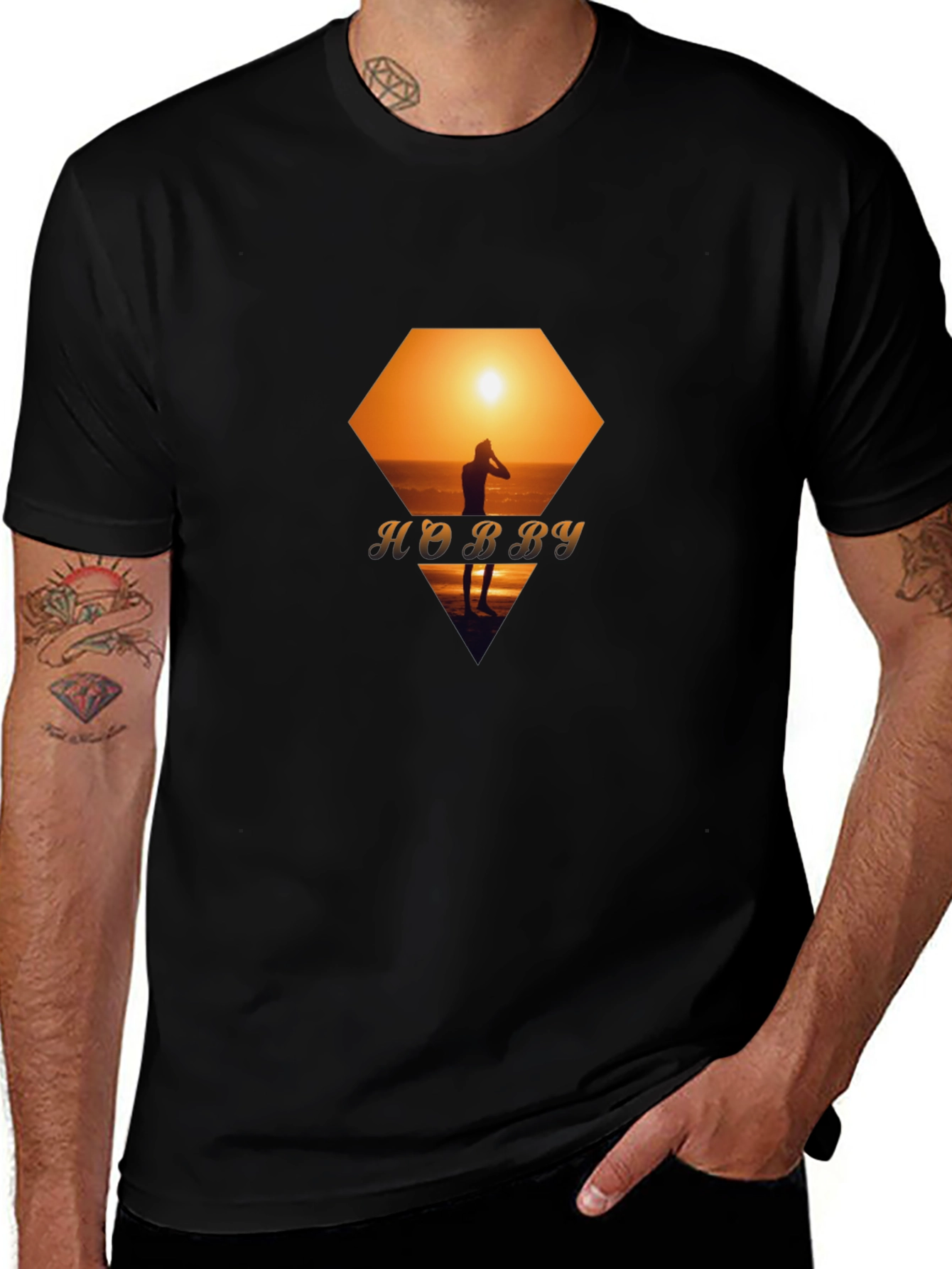 Sunset Silhouette Graphic Tee