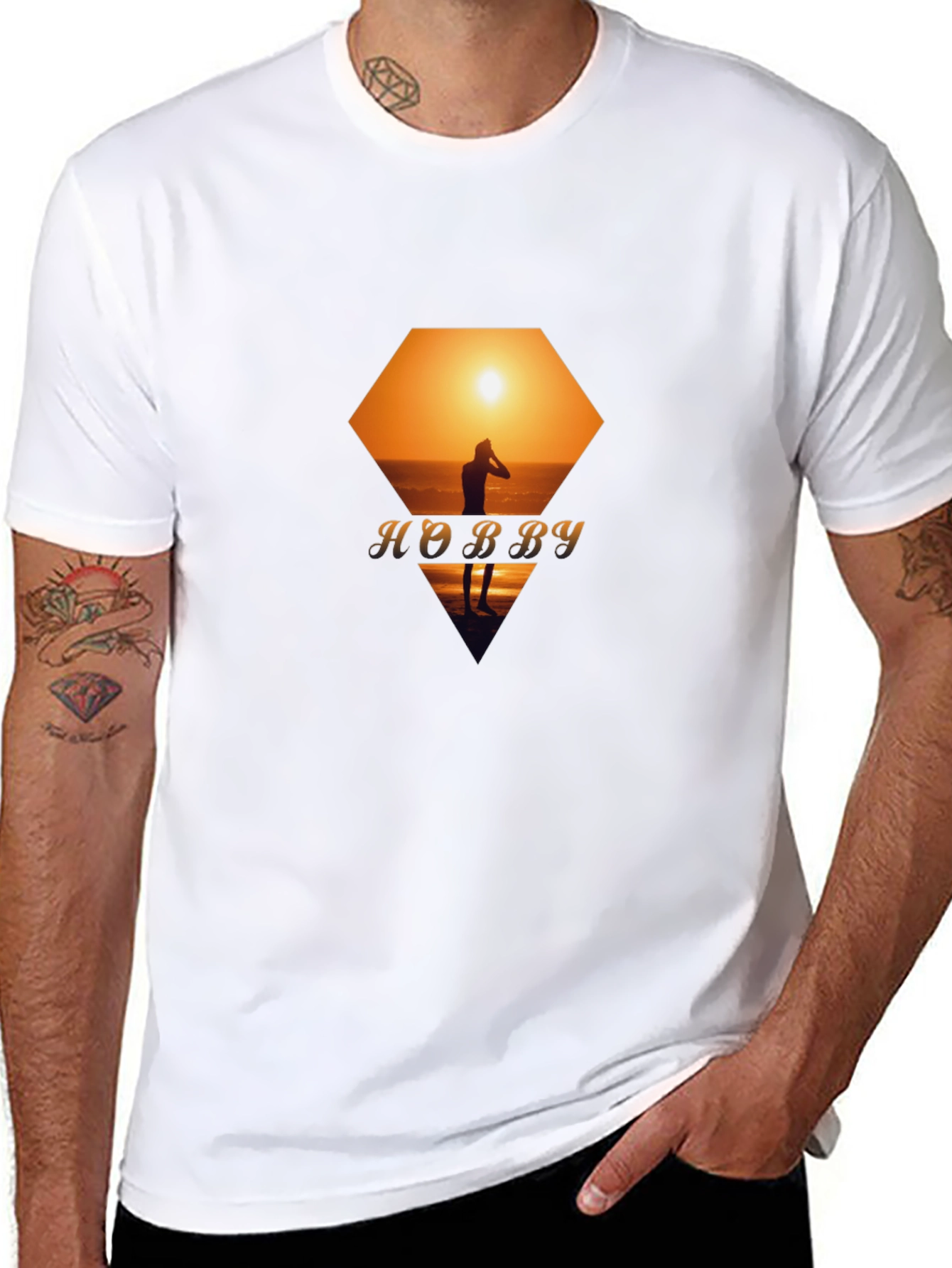 Sunset Silhouette Graphic Tee