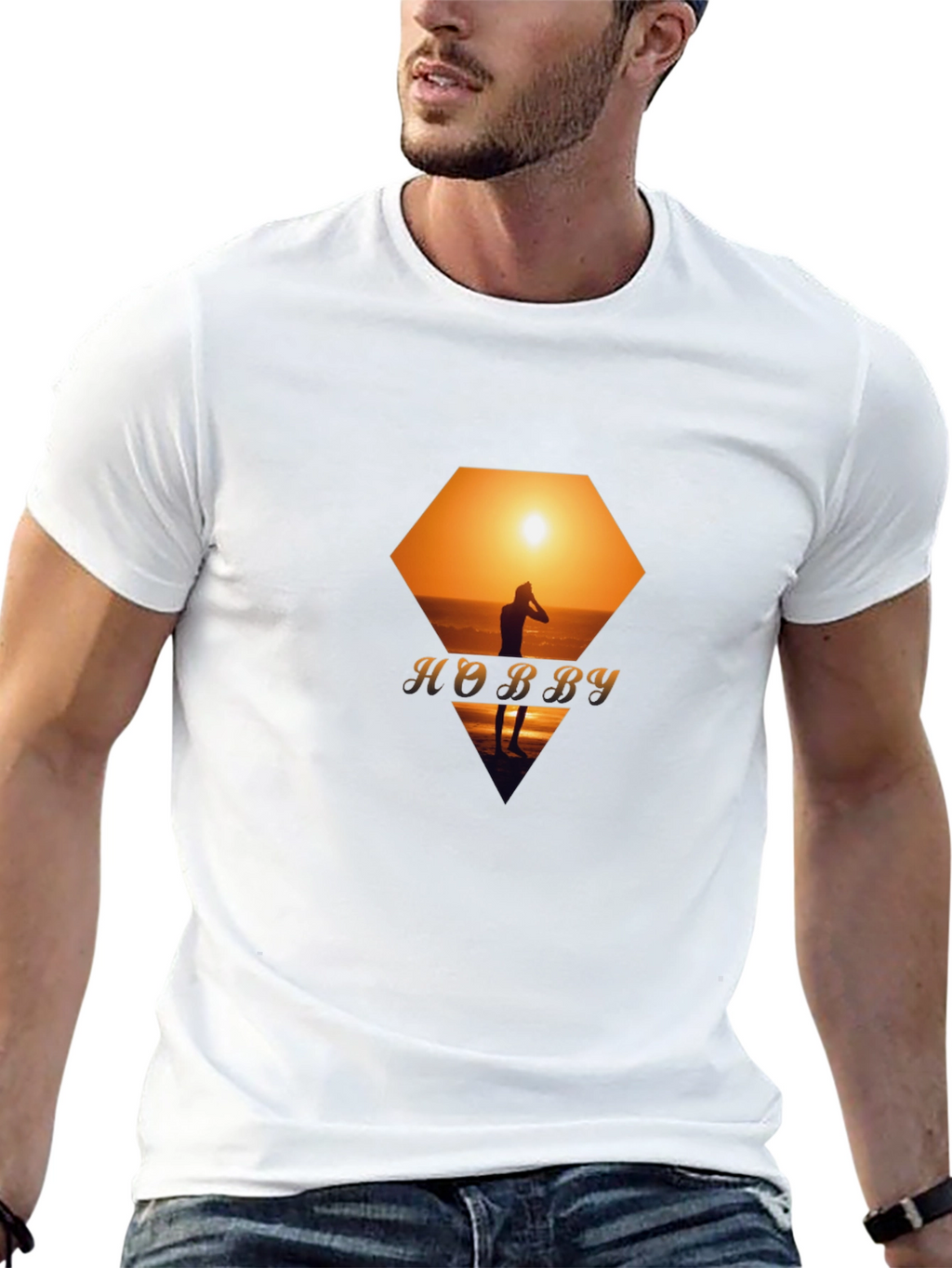Sunset Silhouette Graphic Tee