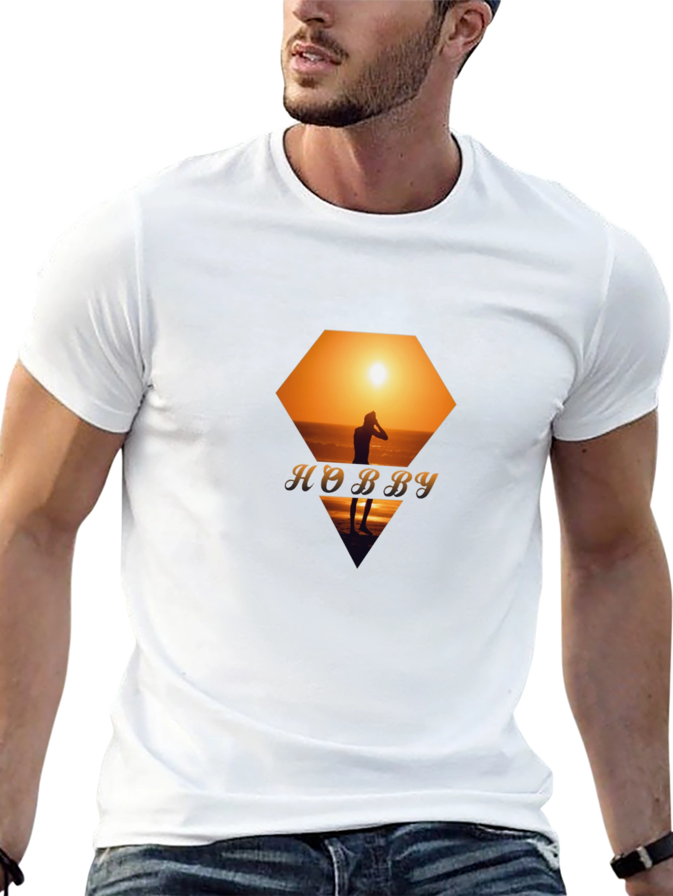 Sunset Silhouette Graphic Tee