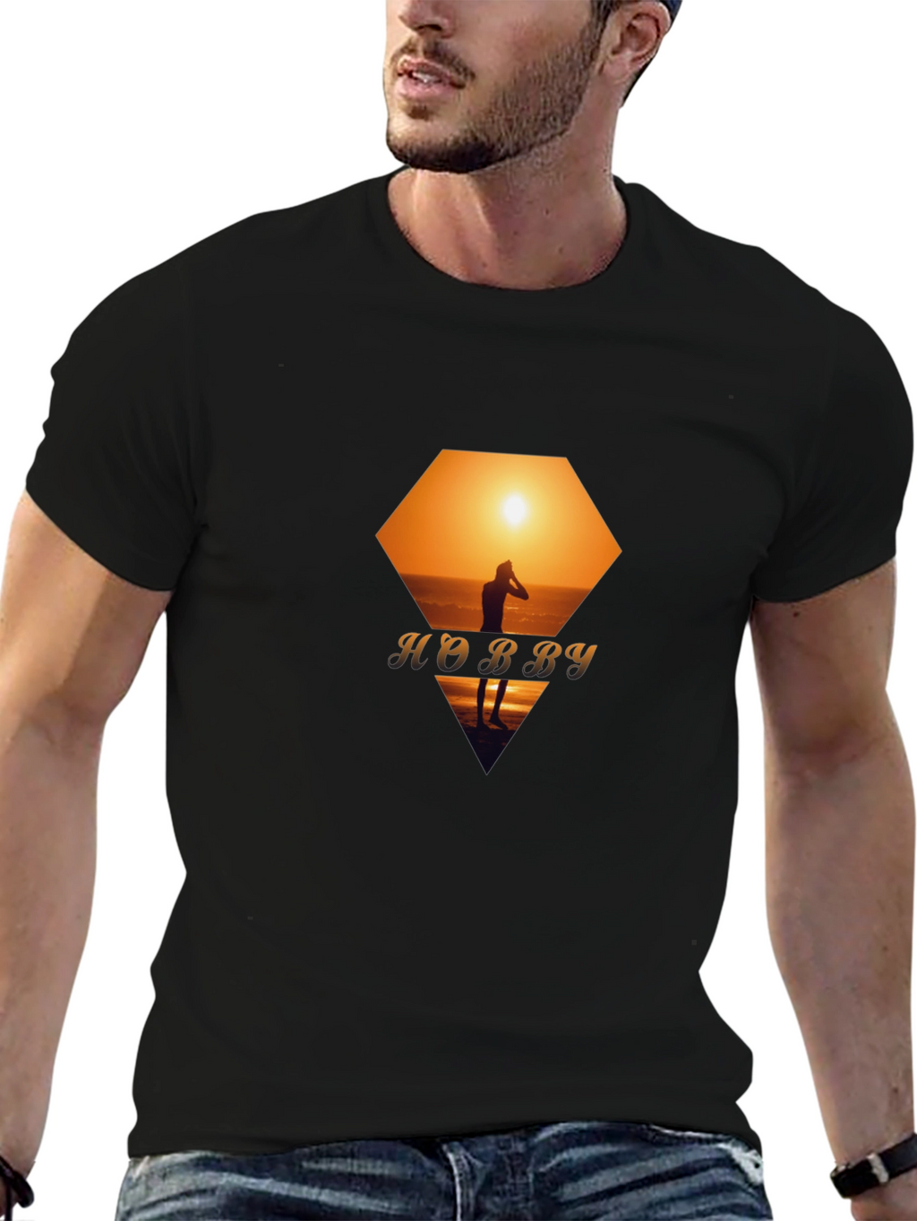 Sunset Silhouette Graphic Tee