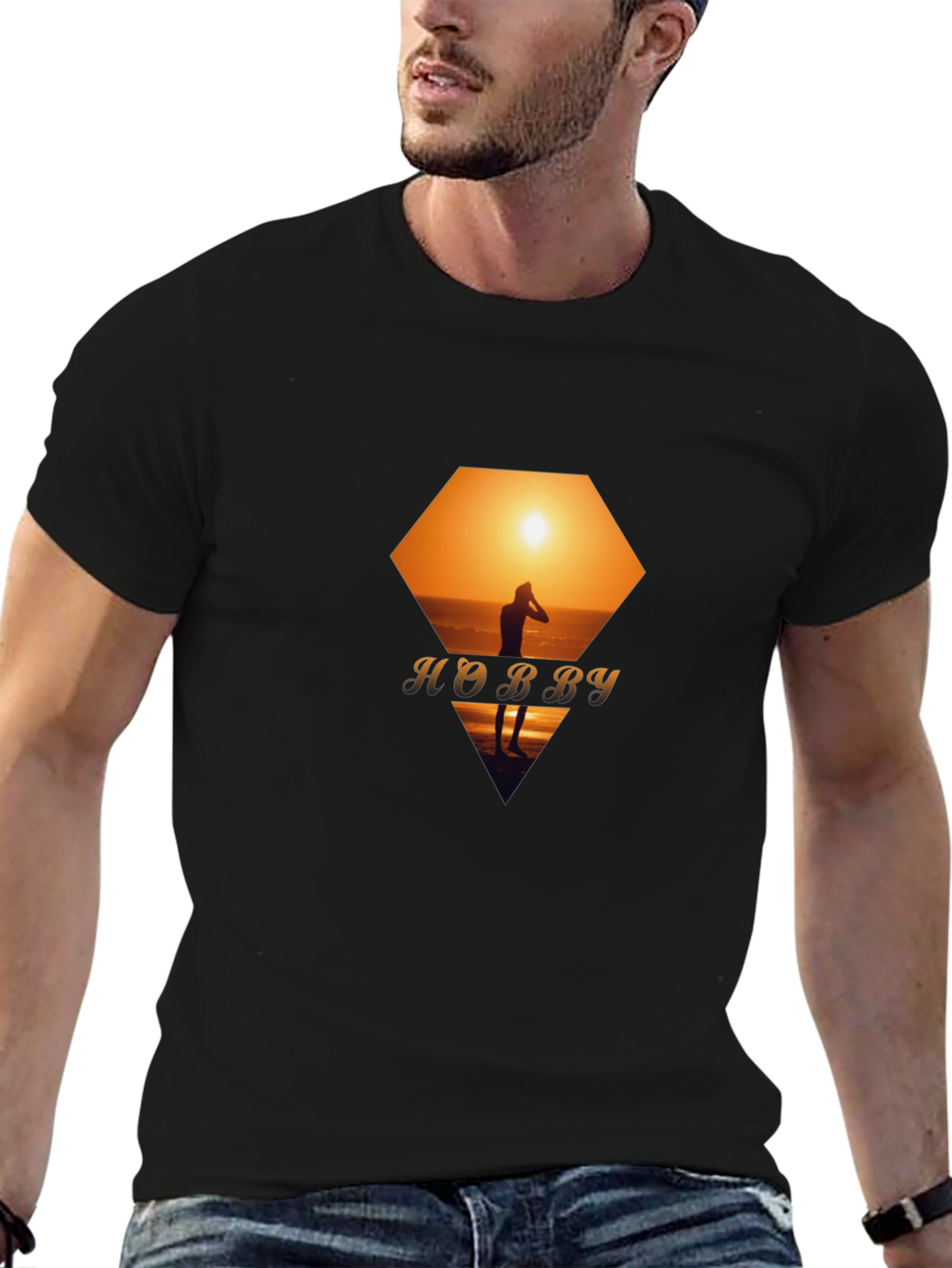 Sunset Silhouette Graphic Tee