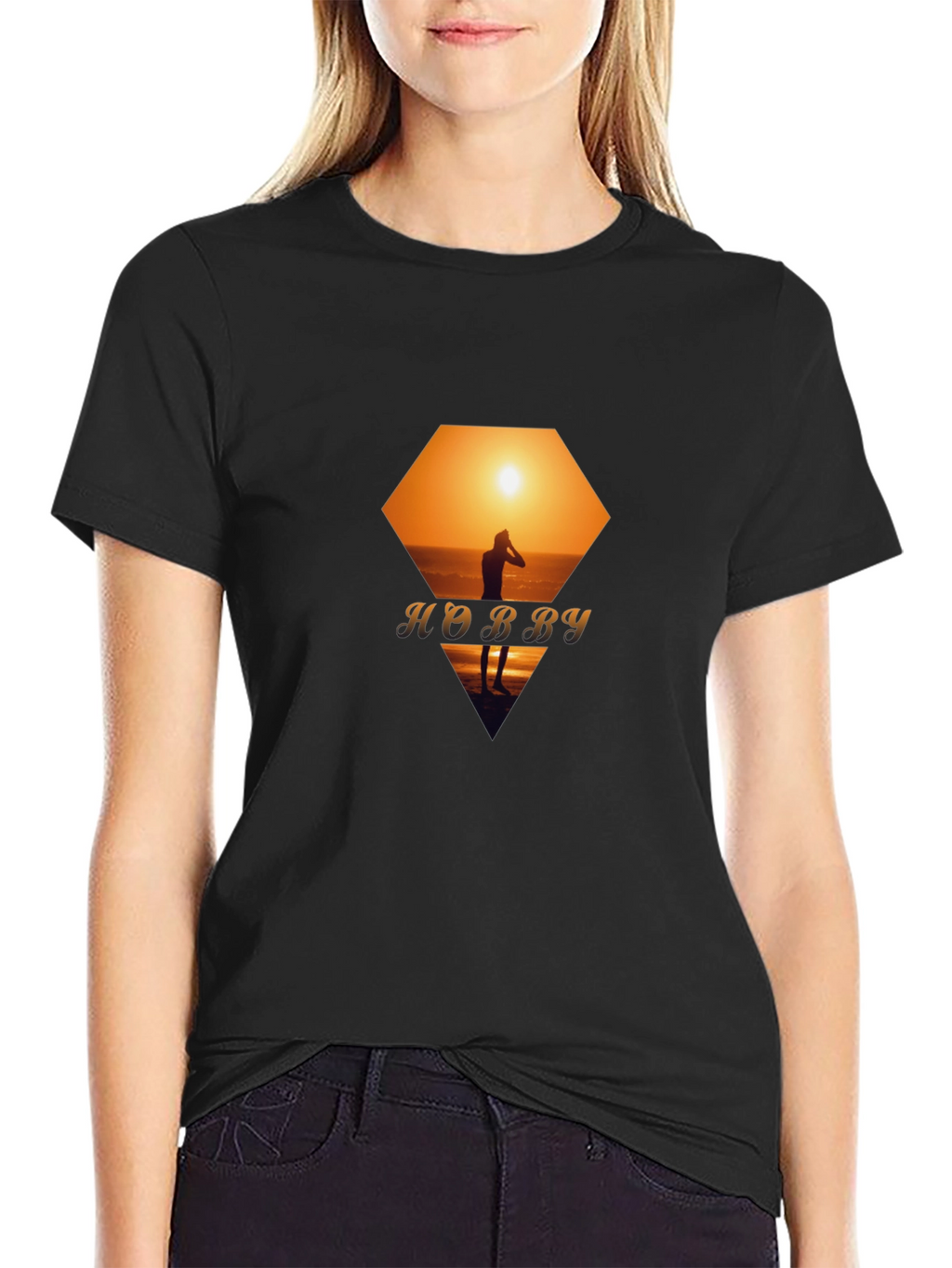Sunset Silhouette Graphic Tee
