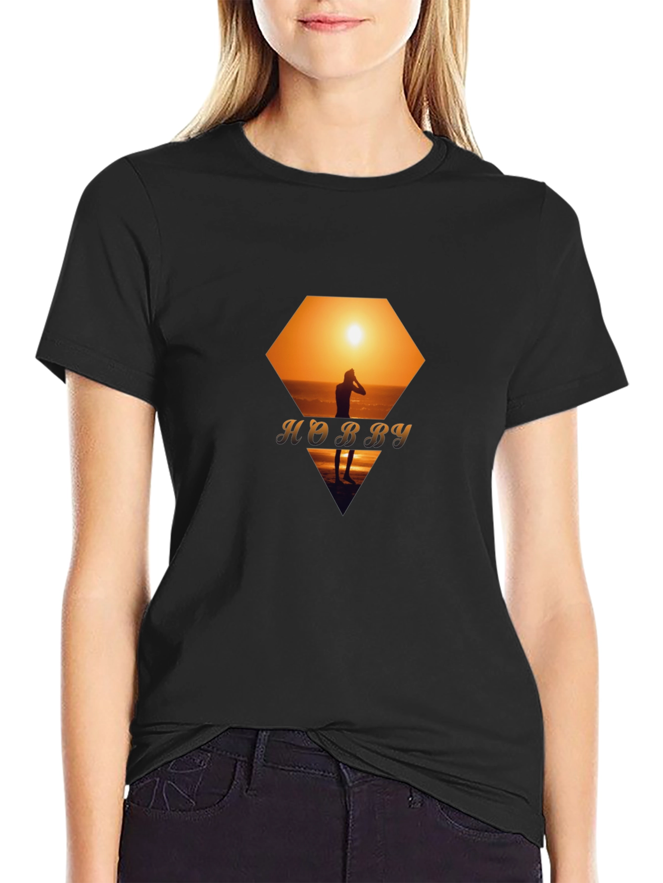 Sunset Silhouette Graphic Tee