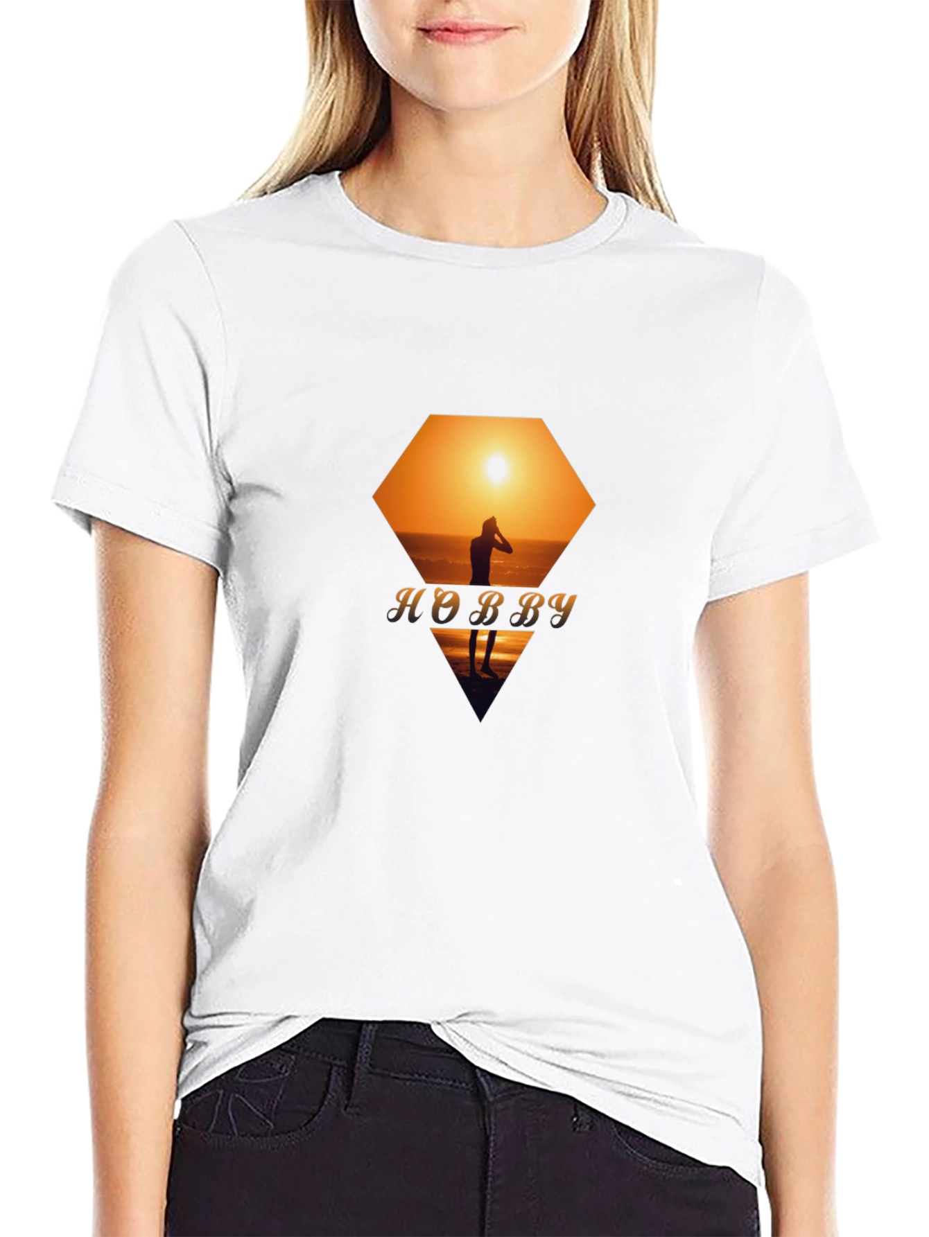 Sunset Silhouette Graphic Tee