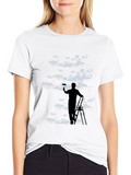 Painter of Dreams T-Shirt - Artistic Cloud Design