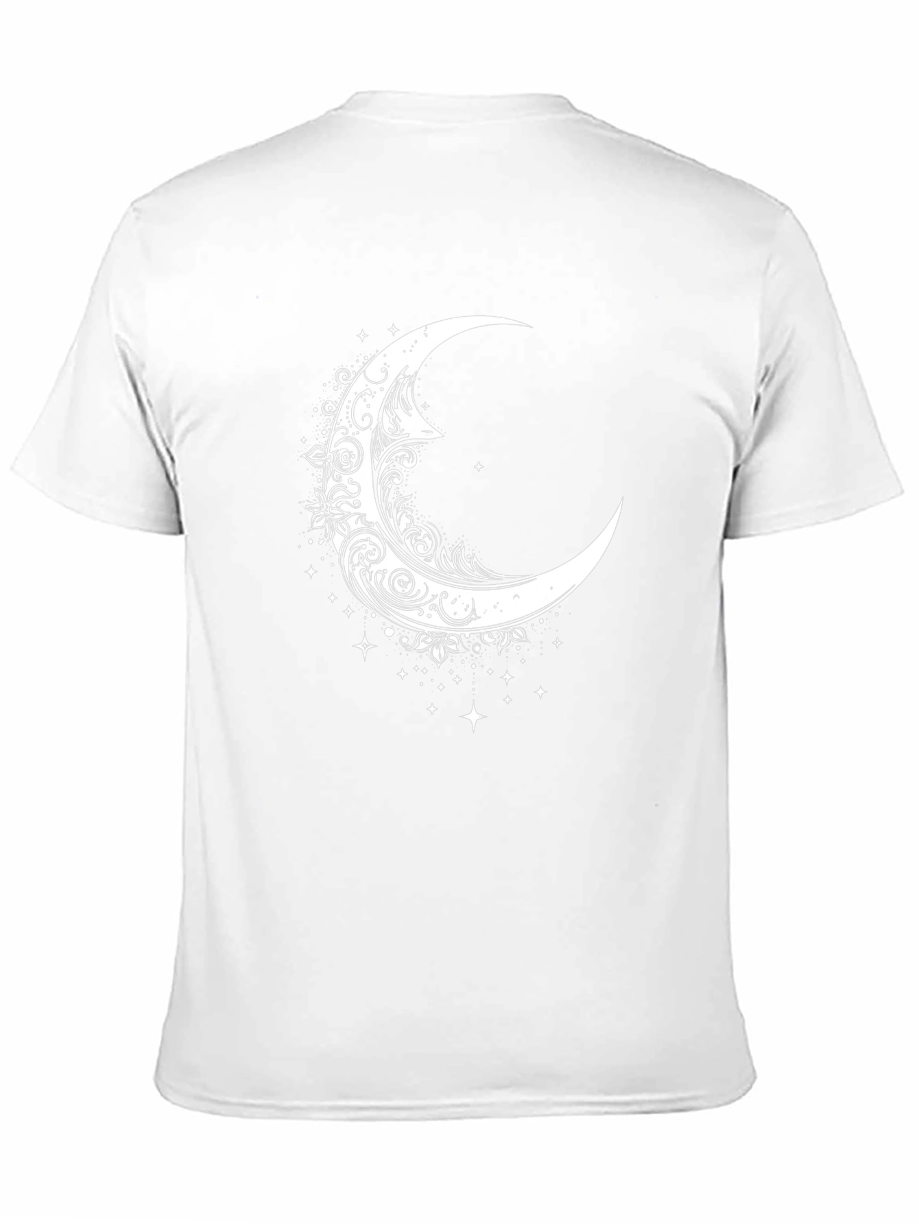 Crescent Moon Graphic Tee - Celestial Style
