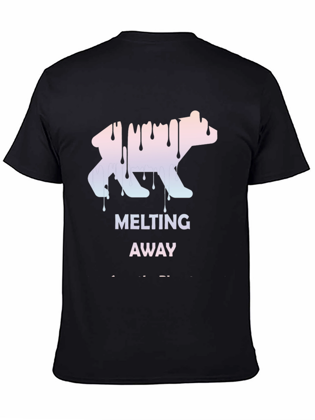 Melting Away Graphic Tee - Cool Bear Design T-Shirt