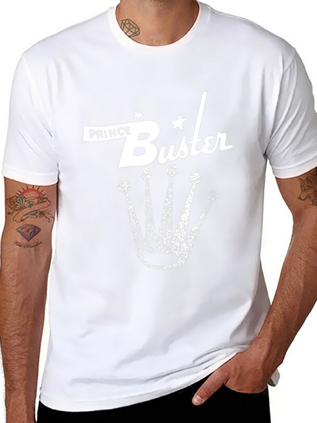 Prince Buster Graphic Tee - Retro Style Black T-Shirt