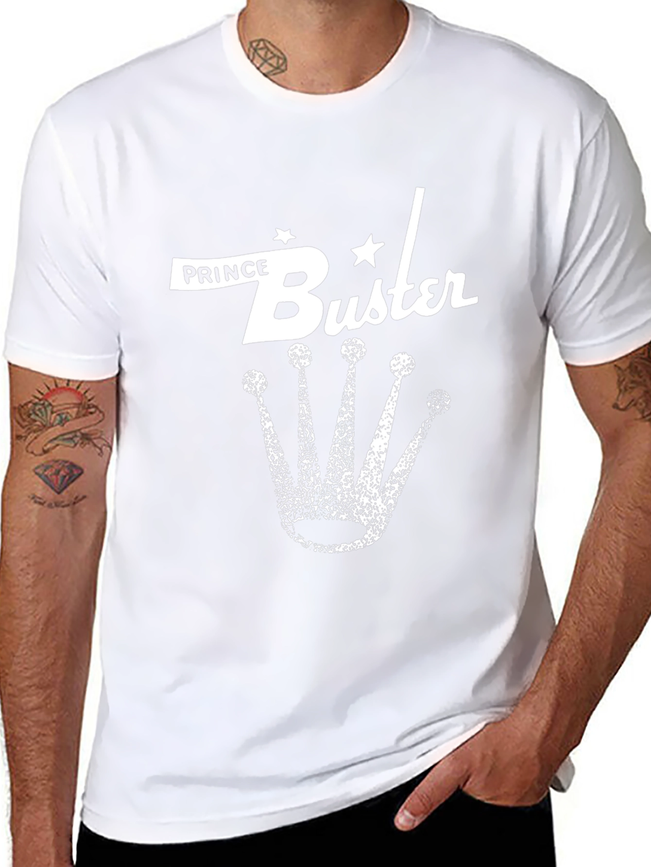 Prince Buster Graphic Tee - Retro Style Black T-Shirt