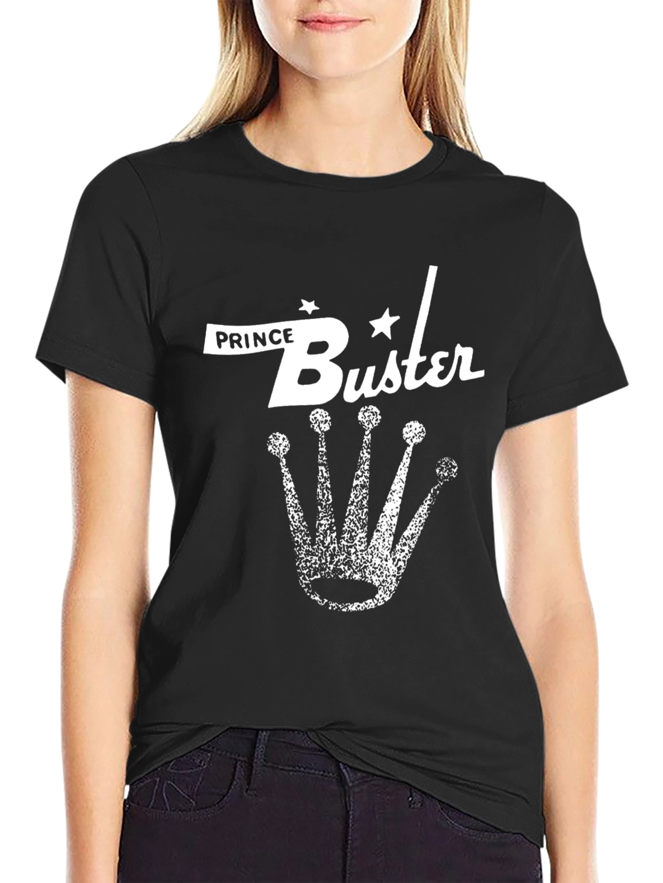 Prince Buster Graphic Tee - Retro Style Black T-Shirt