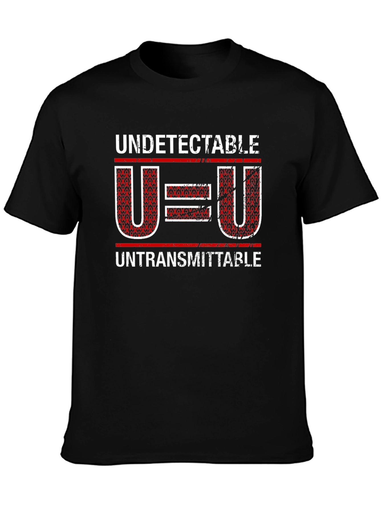 Undetectable = Untransmittable Awareness T-Shirt