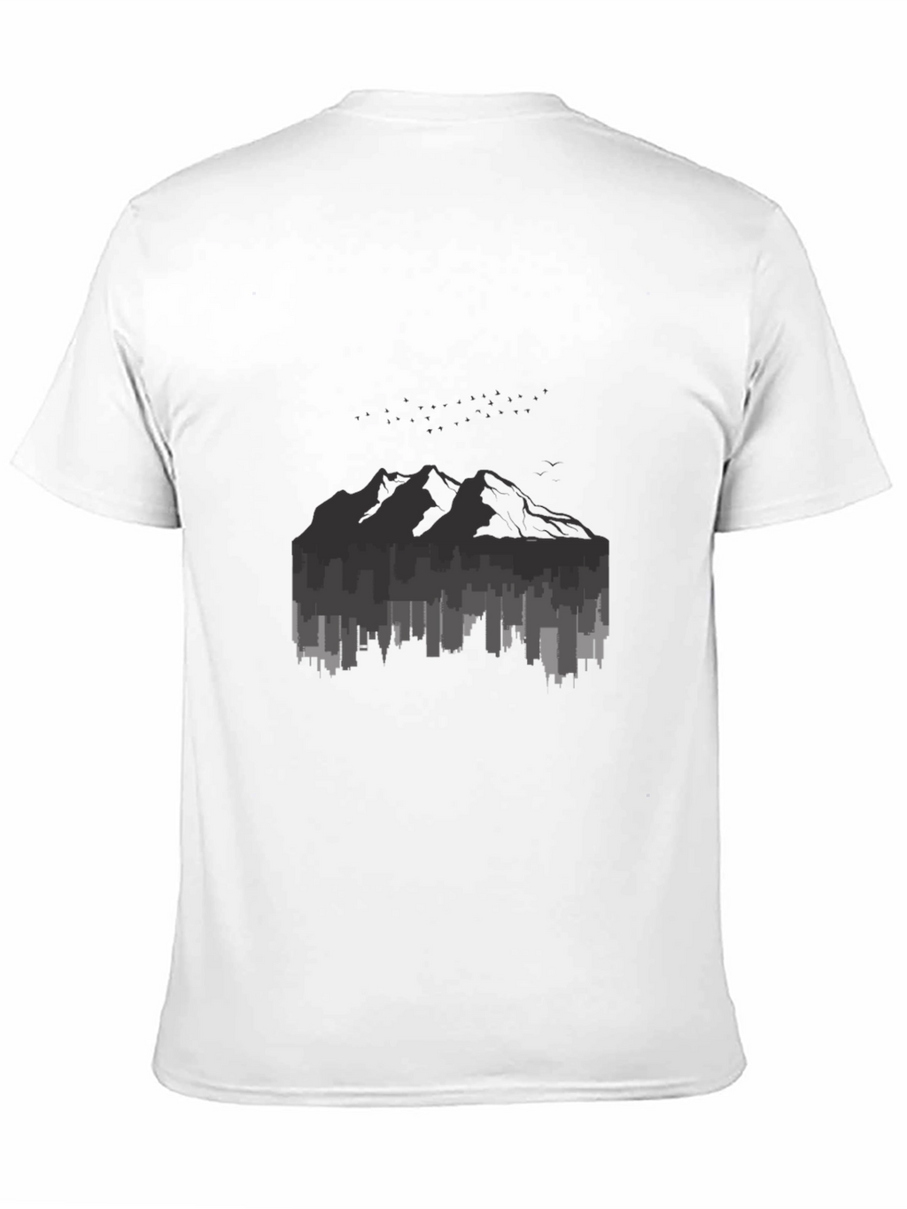 Cityscape Mountain Graphic Tee