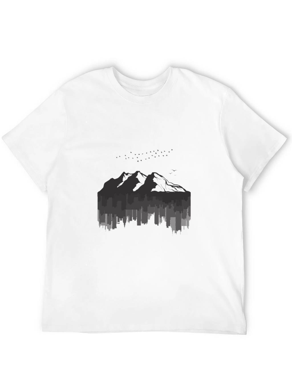 Cityscape Mountain Graphic Tee