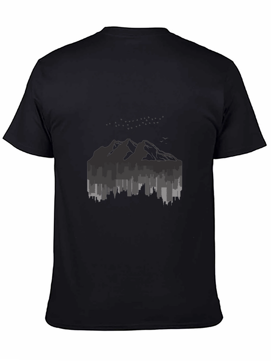 Cityscape Mountain Graphic Tee