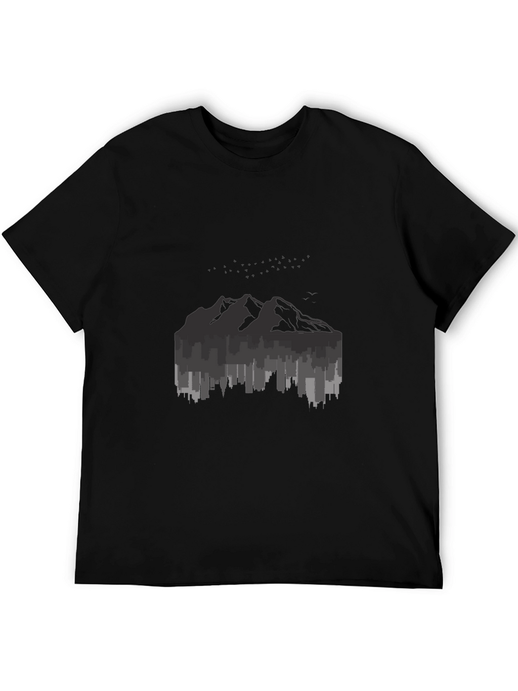 Cityscape Mountain Graphic Tee